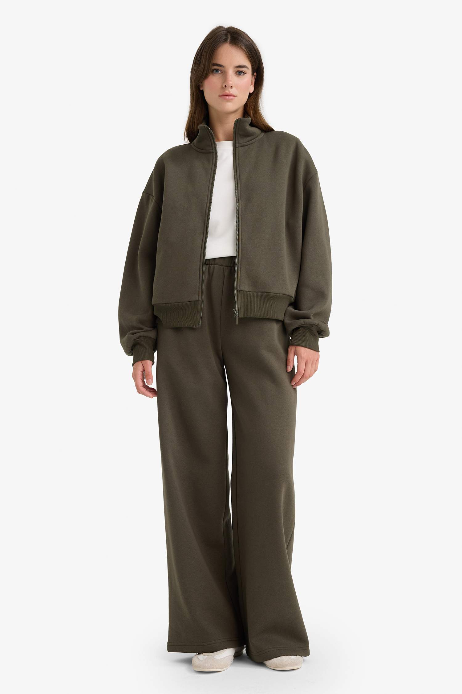 Свободный кардиган с полуводолазкой