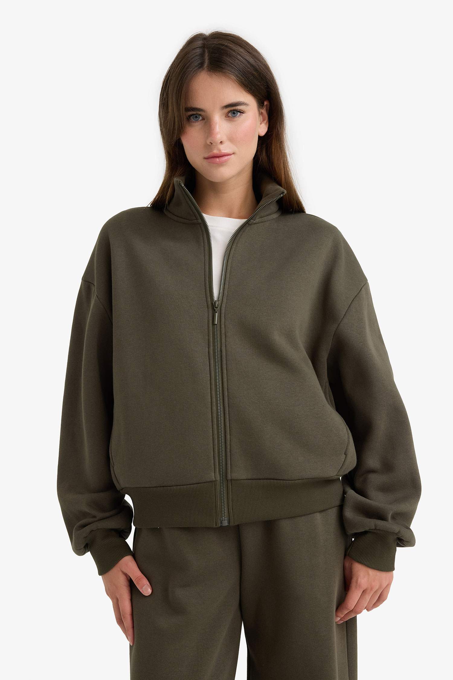 Свободный кардиган с полуводолазкой