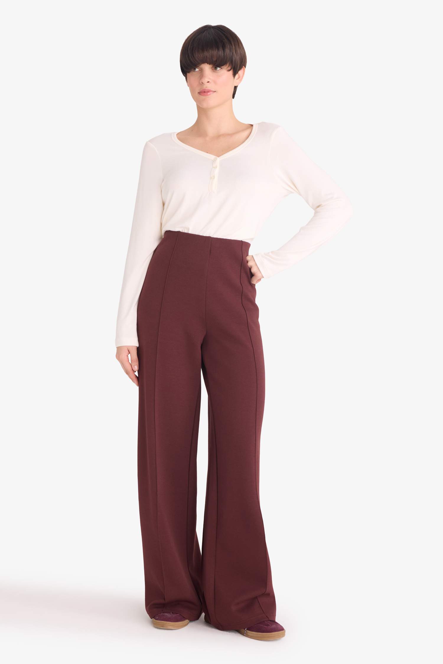 Straight Fit Trousers