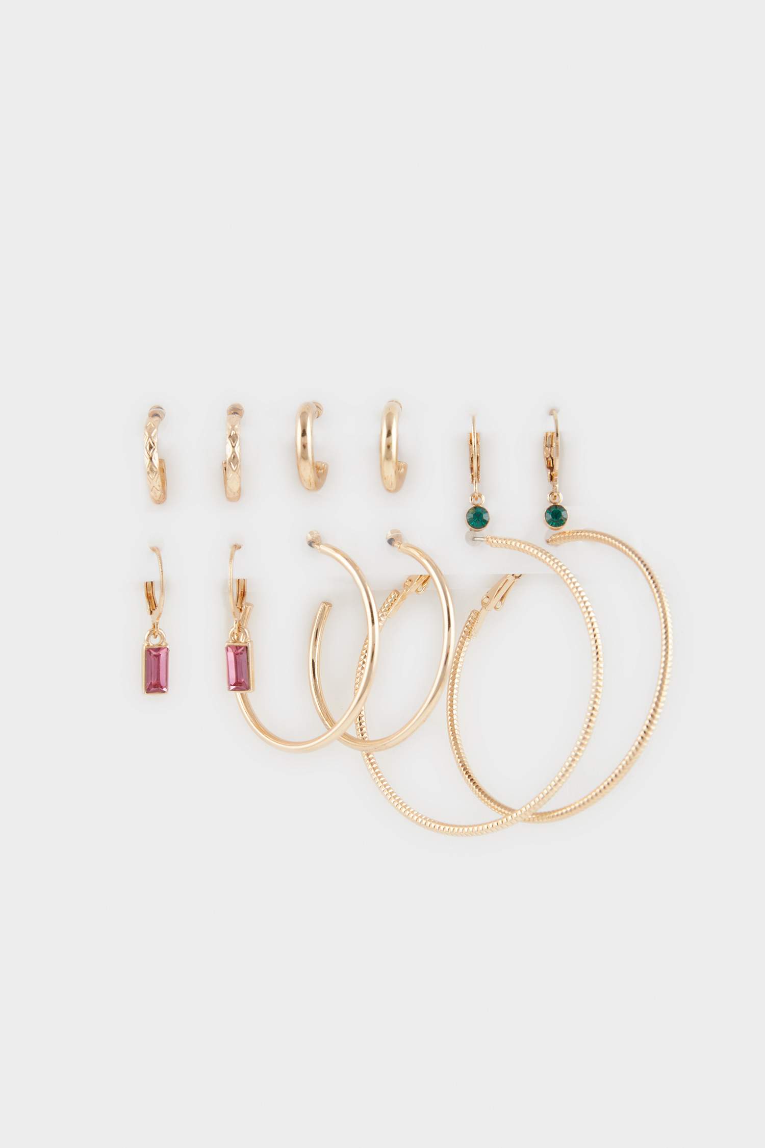 Kadın 6'lı Gold Küpe