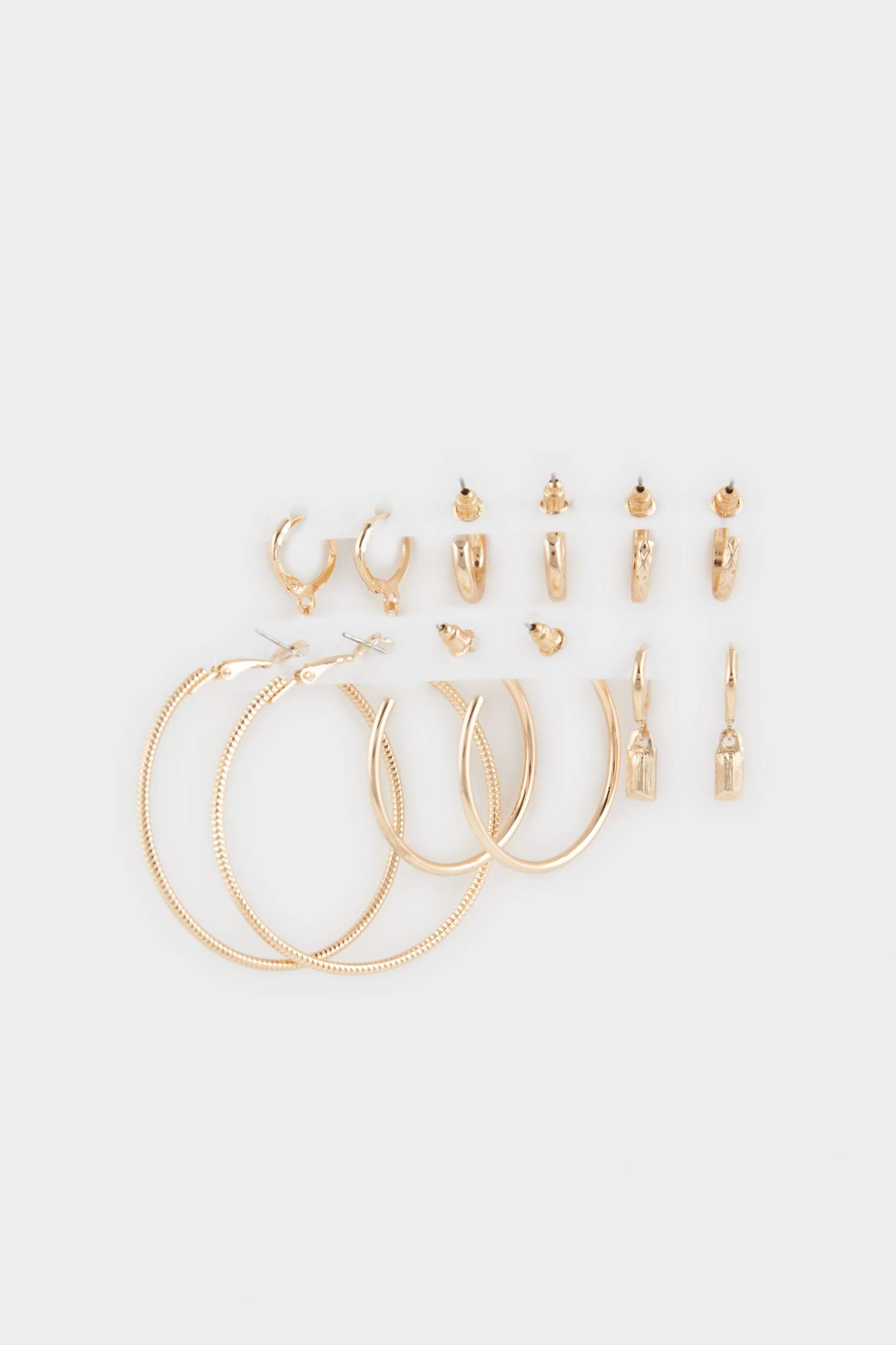 Kadın 6'lı Gold Küpe