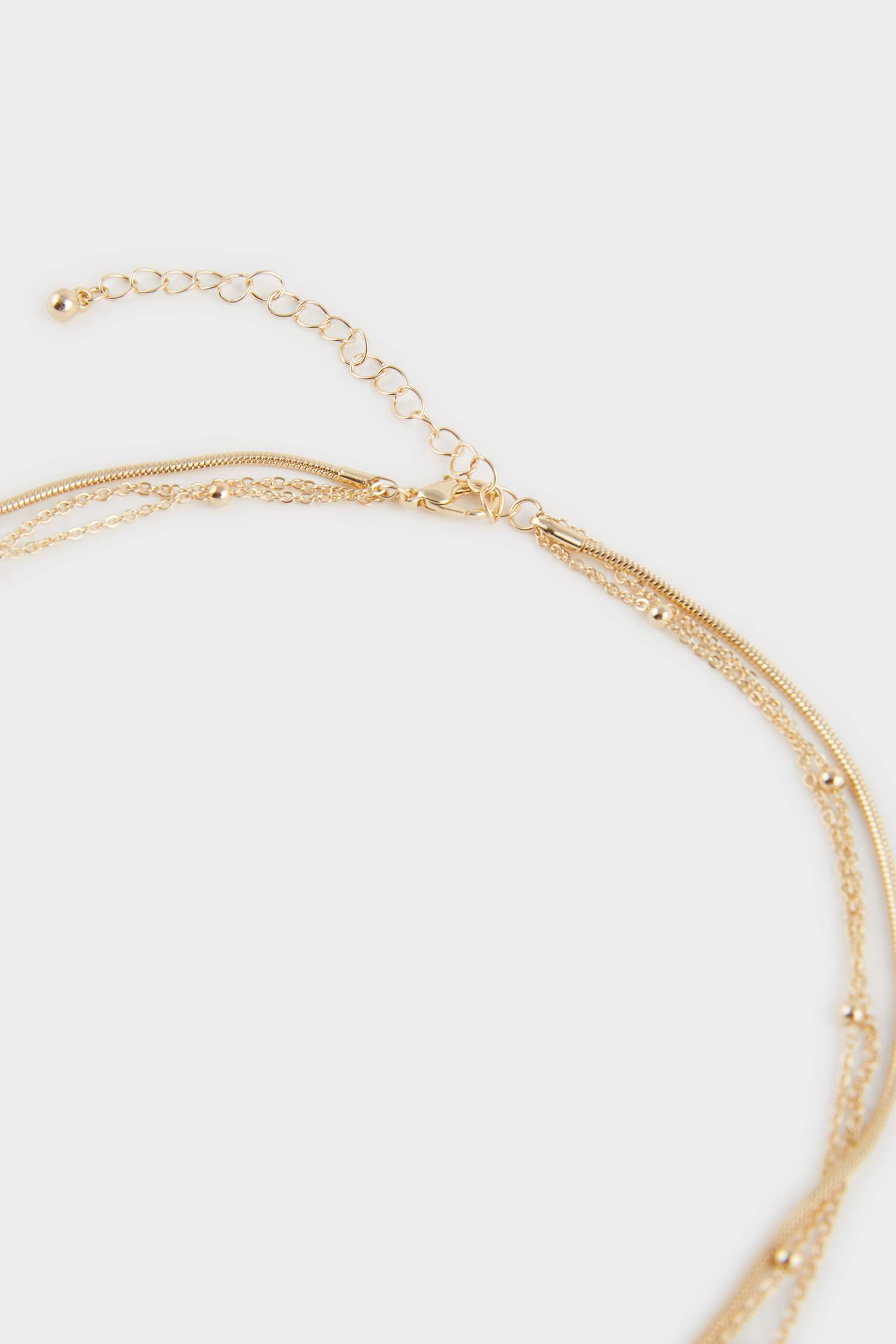 Kadın 3'lü Gold Kolye