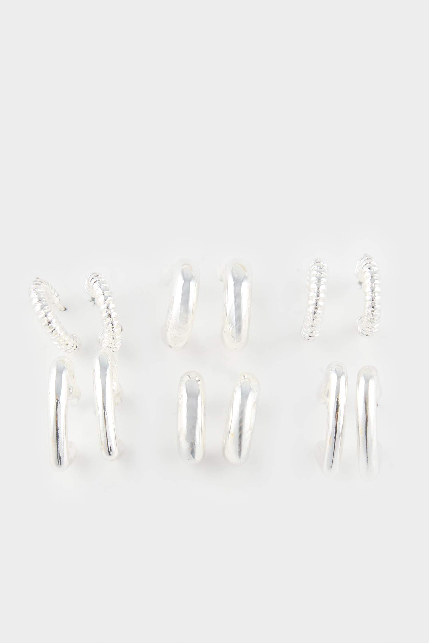 Kadın 6'lı Silver Küpe