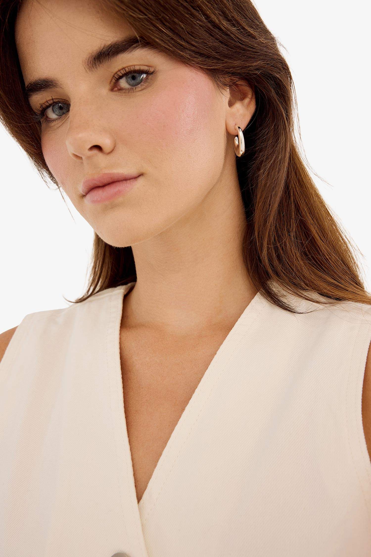 Kadın 3'lü Halka Küpe