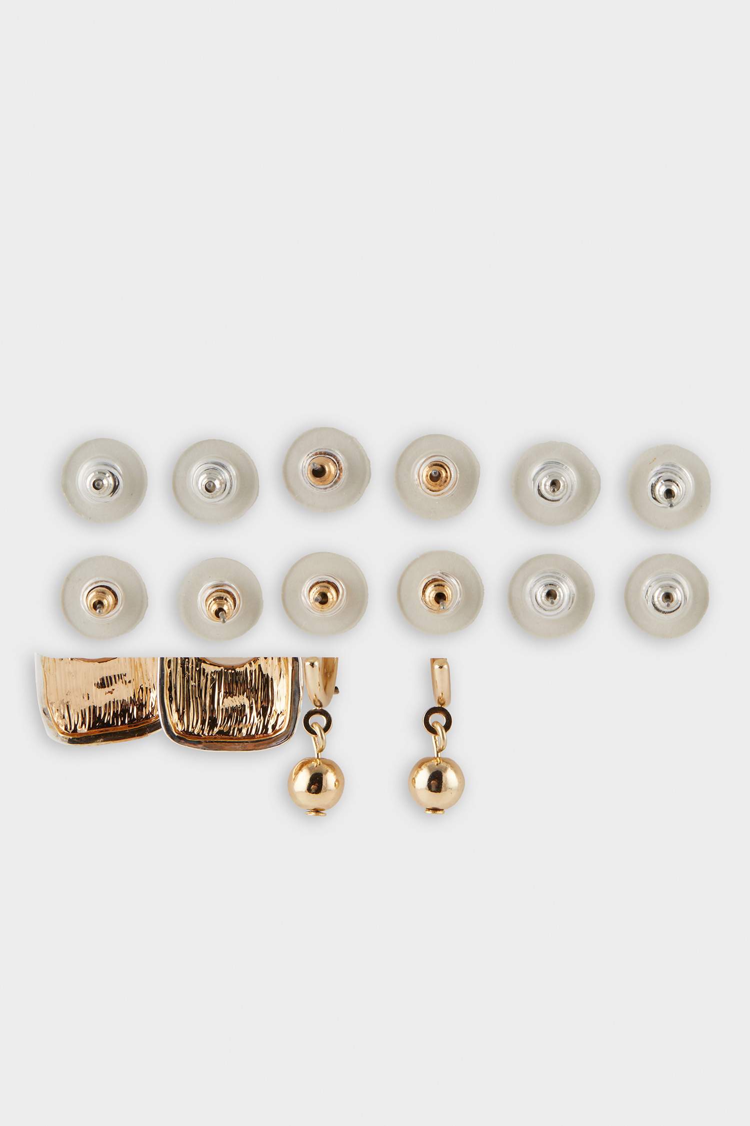 Kadın 6'lı Gold Küpe