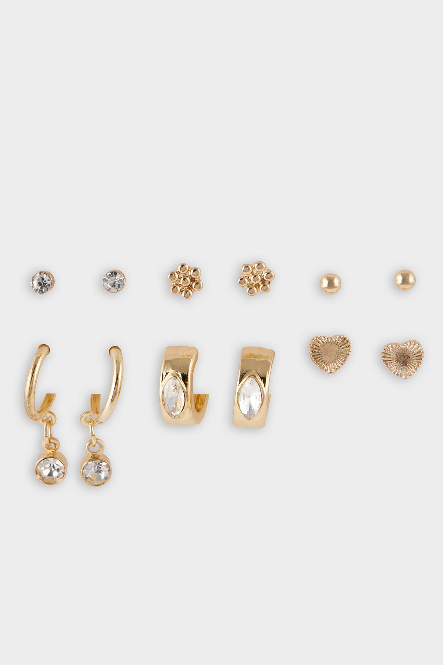 Kadın 6'lı Gold Küpe