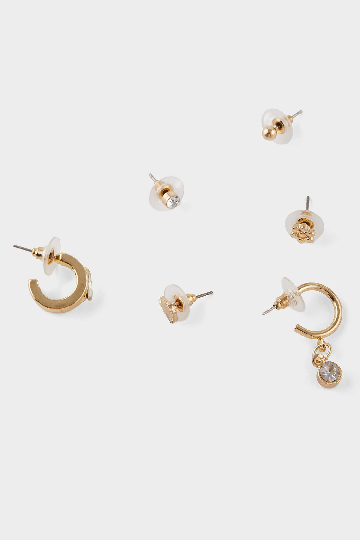 Kadın 6'lı Gold Küpe