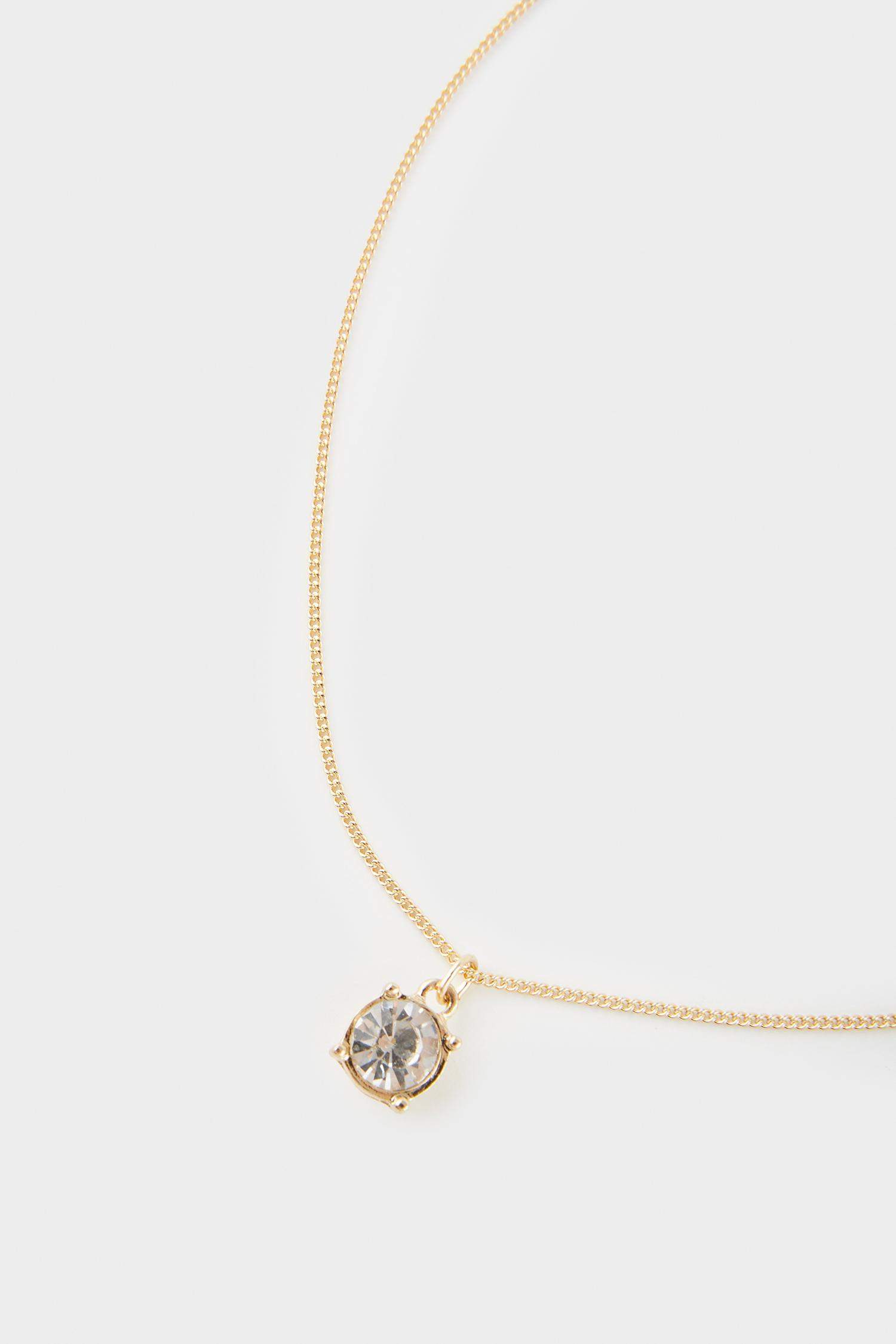 Kadın 2'li Taşlı Kolye