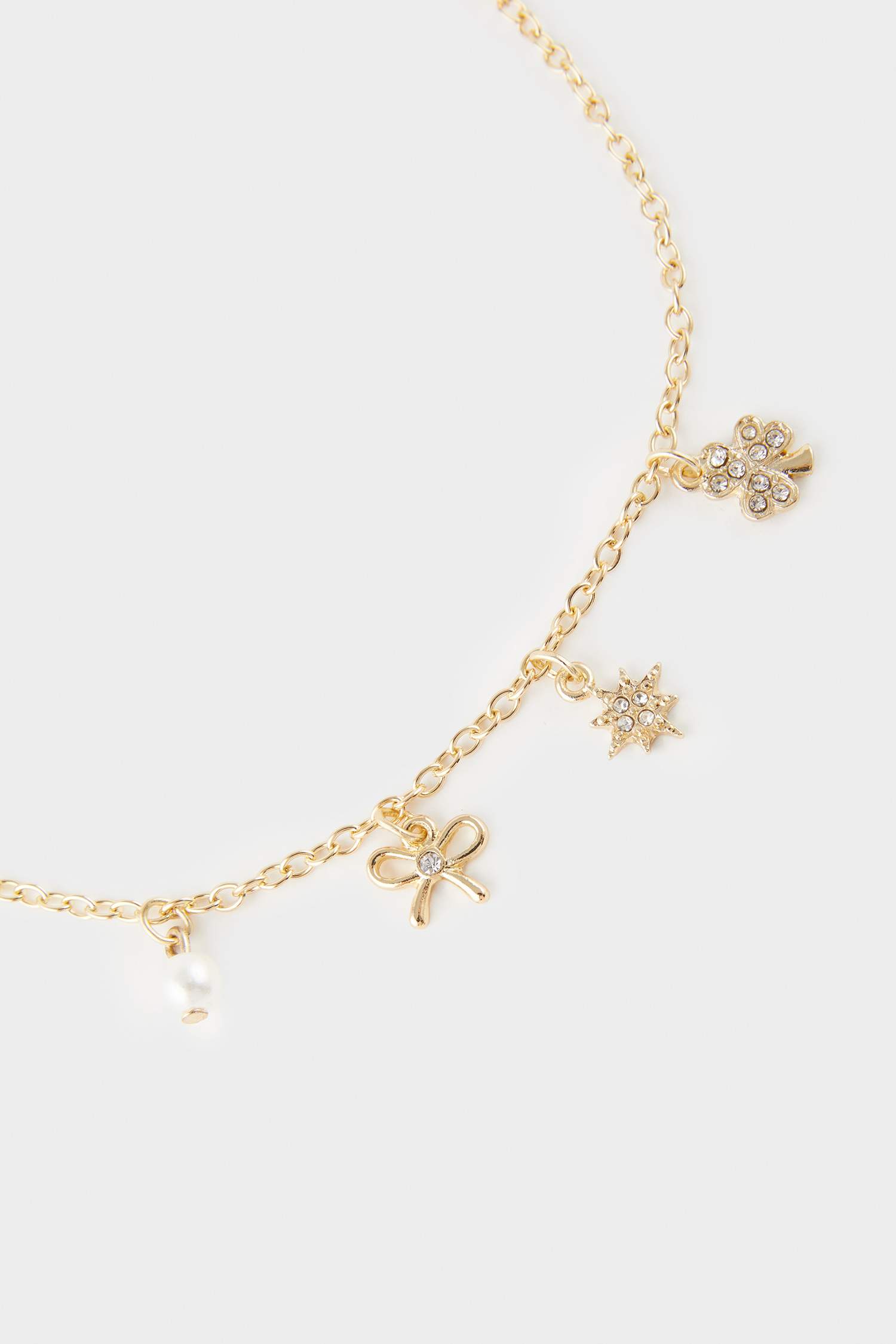 Kadın 3'lü Gold Kolye