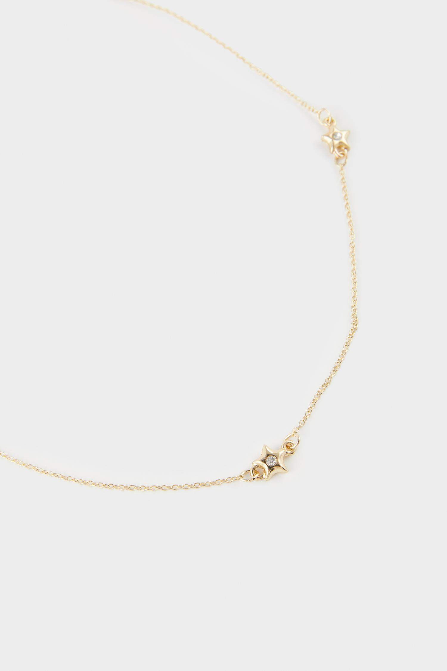 Kadın 2'li Gold Kolye