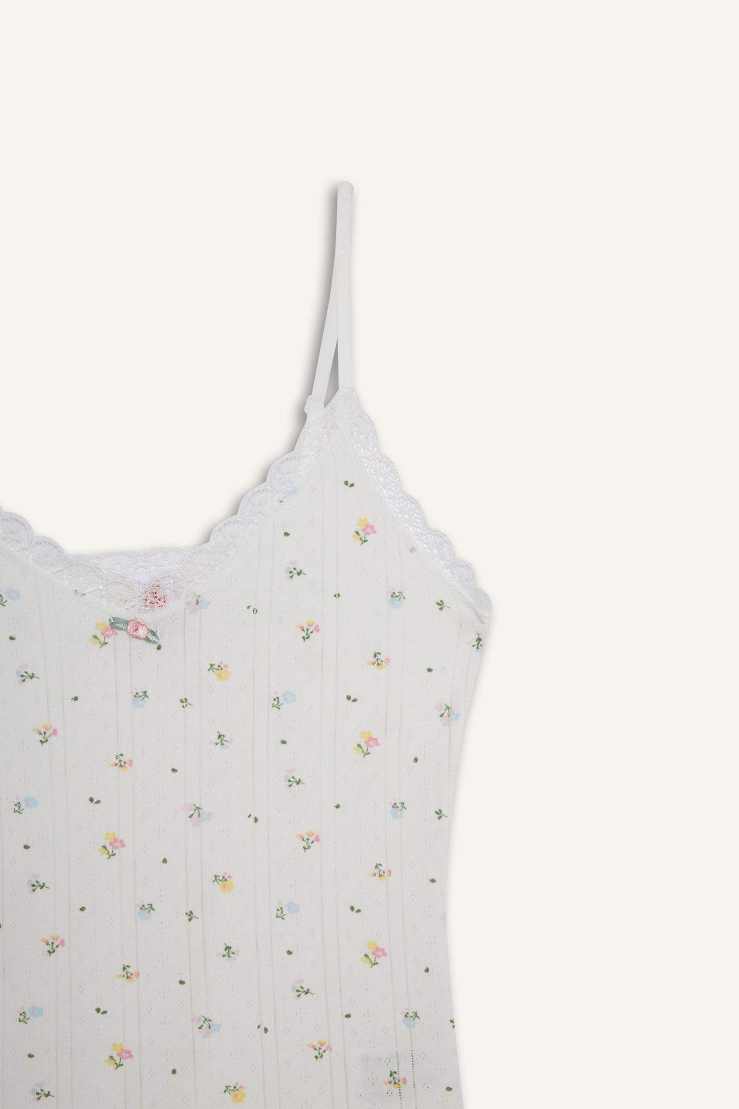 Fall in Love Cotton Patterned Tank Top