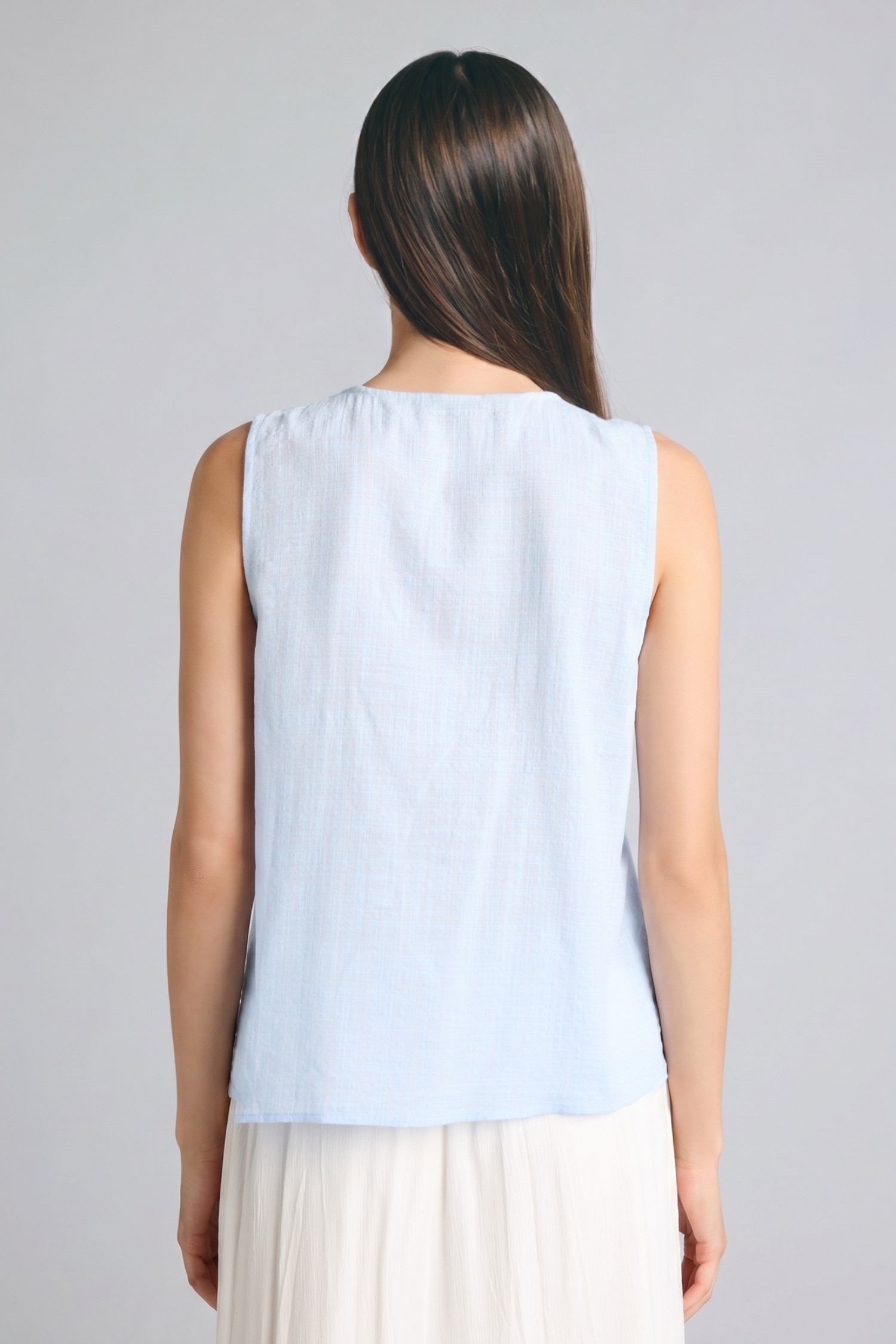 DeFacto Regular Fit Kolsuz Bluz görsel 5