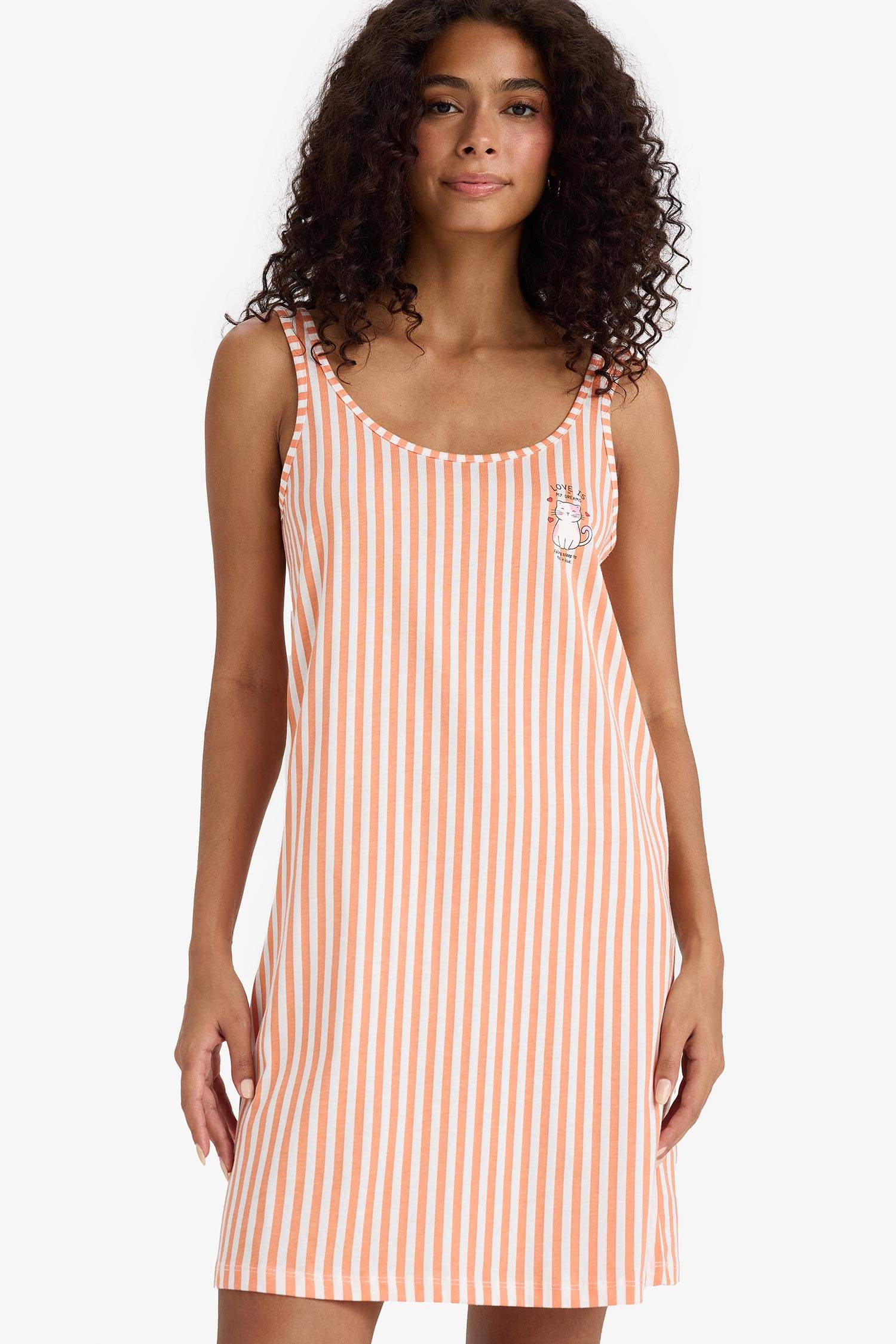 فستان نوم مخطط قصة عادية بياخة U Fall in Love من