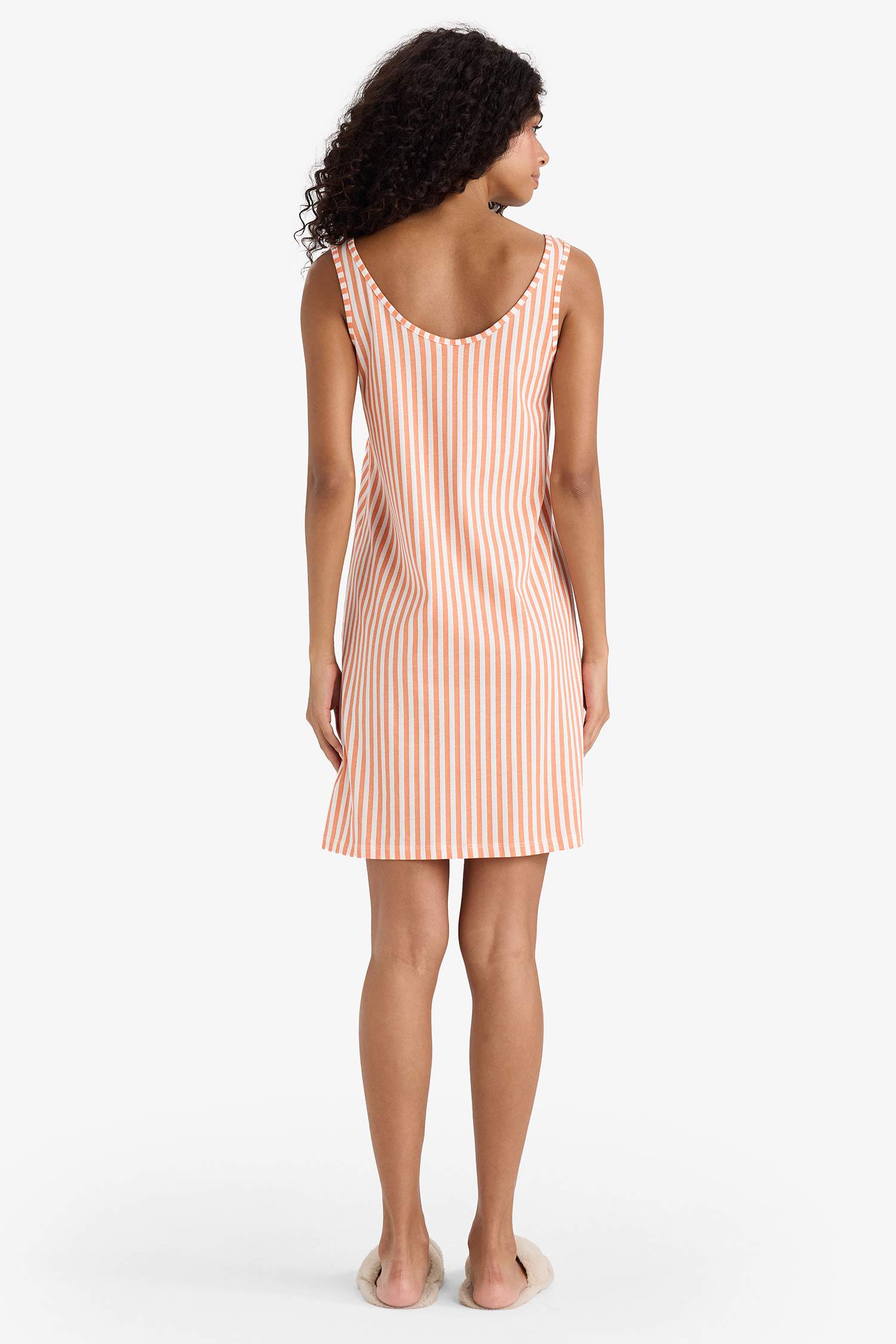 Regular Fit U Collar Knitted Dress