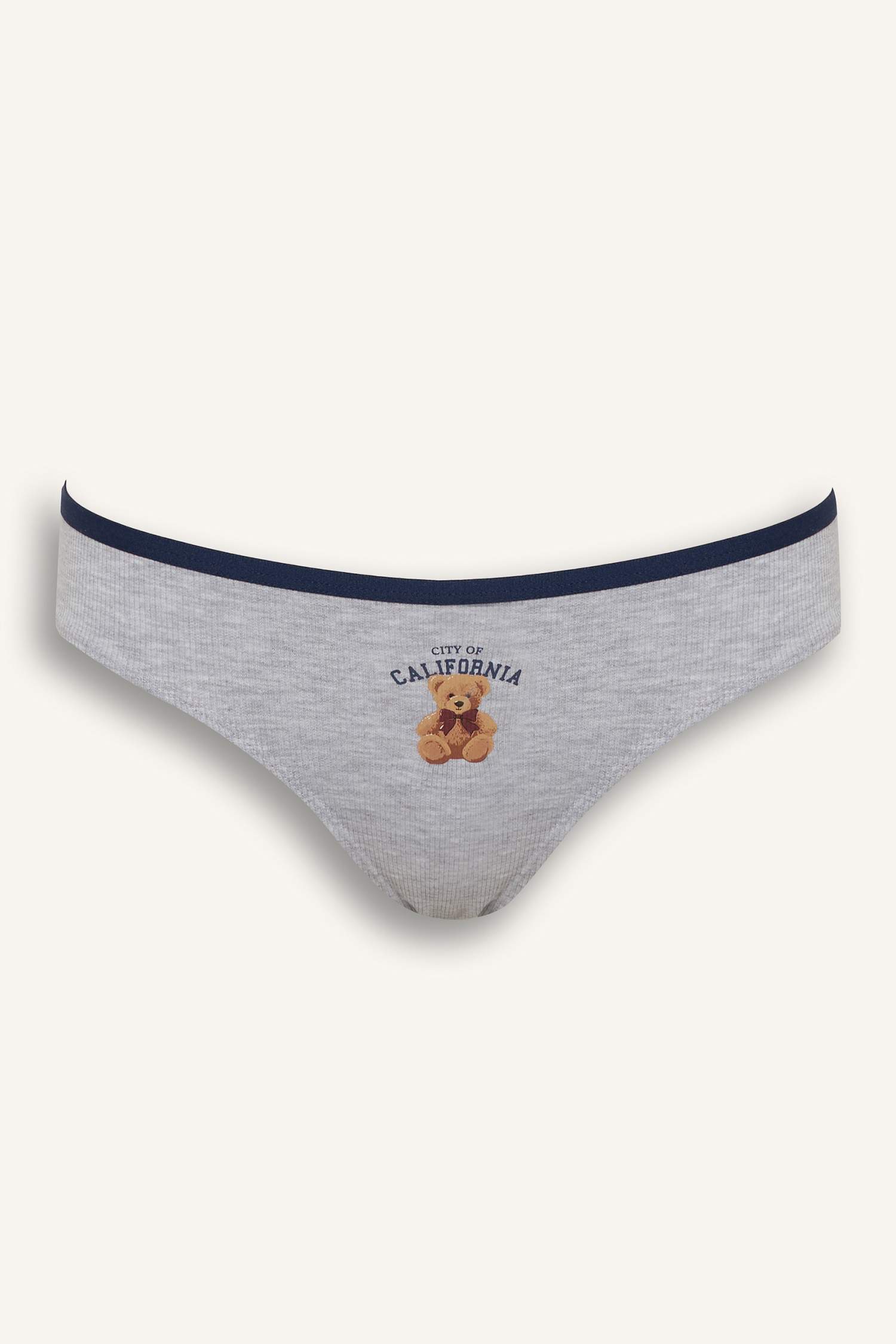 Комплект из 2 ребристых трусиков - Влюбись