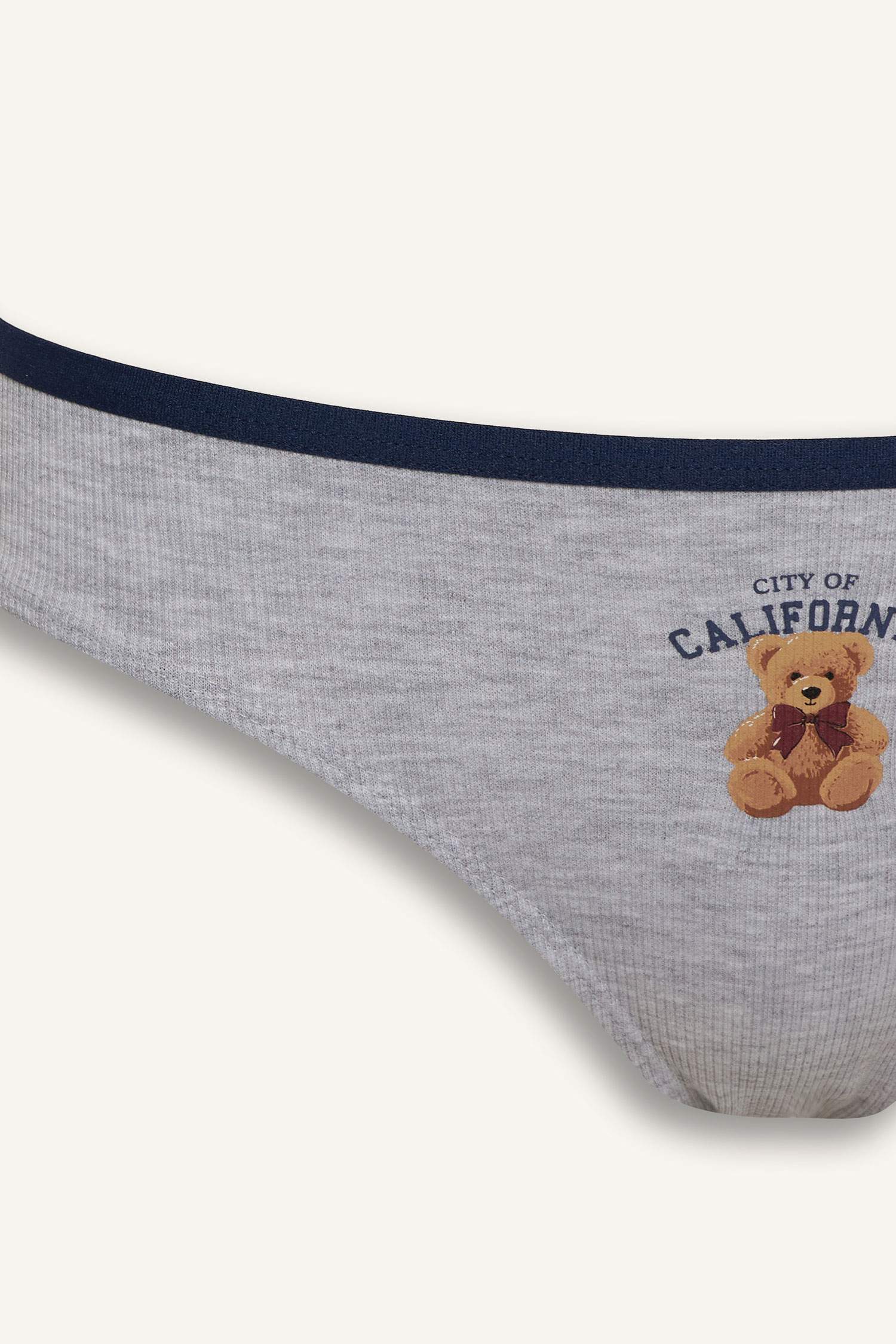 Комплект из 2 ребристых трусиков - Влюбись