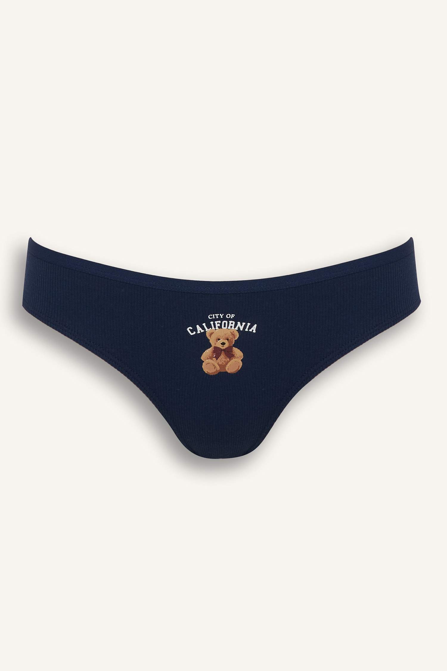 Комплект из 2 ребристых трусиков - Влюбись