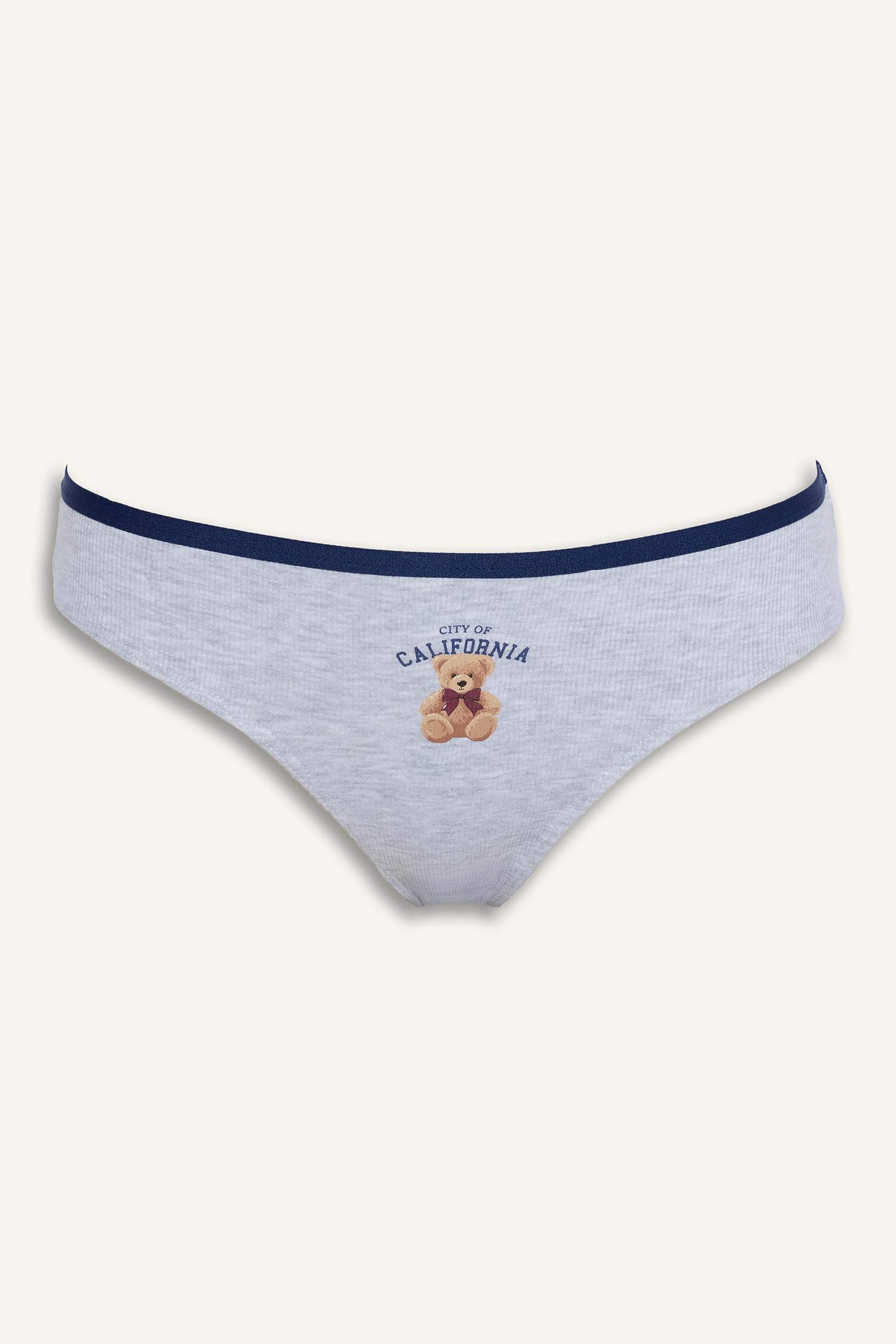 Комплект из 2 трусов-слипов в рубчик