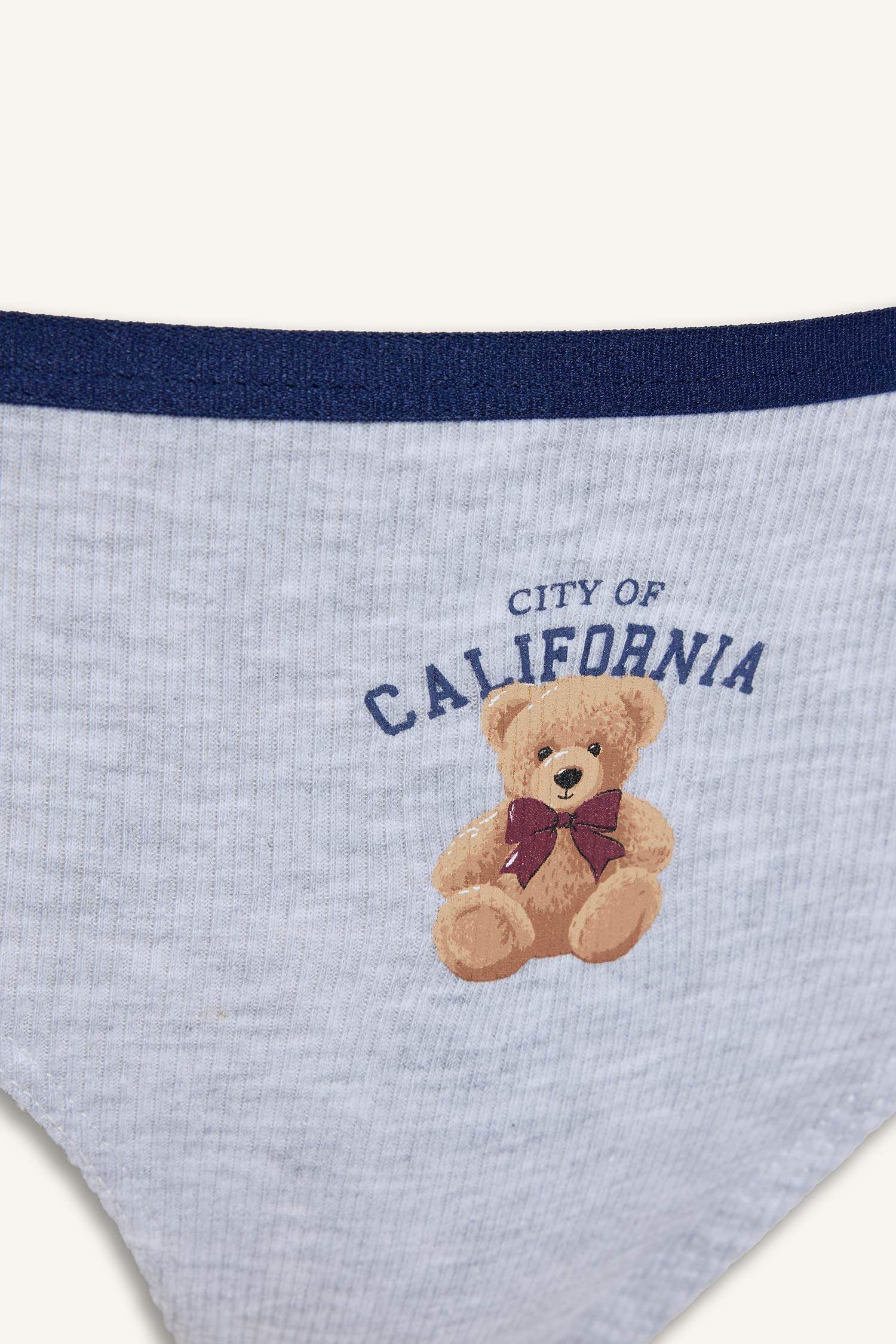 Комплект из 2 трусов-слипов в рубчик