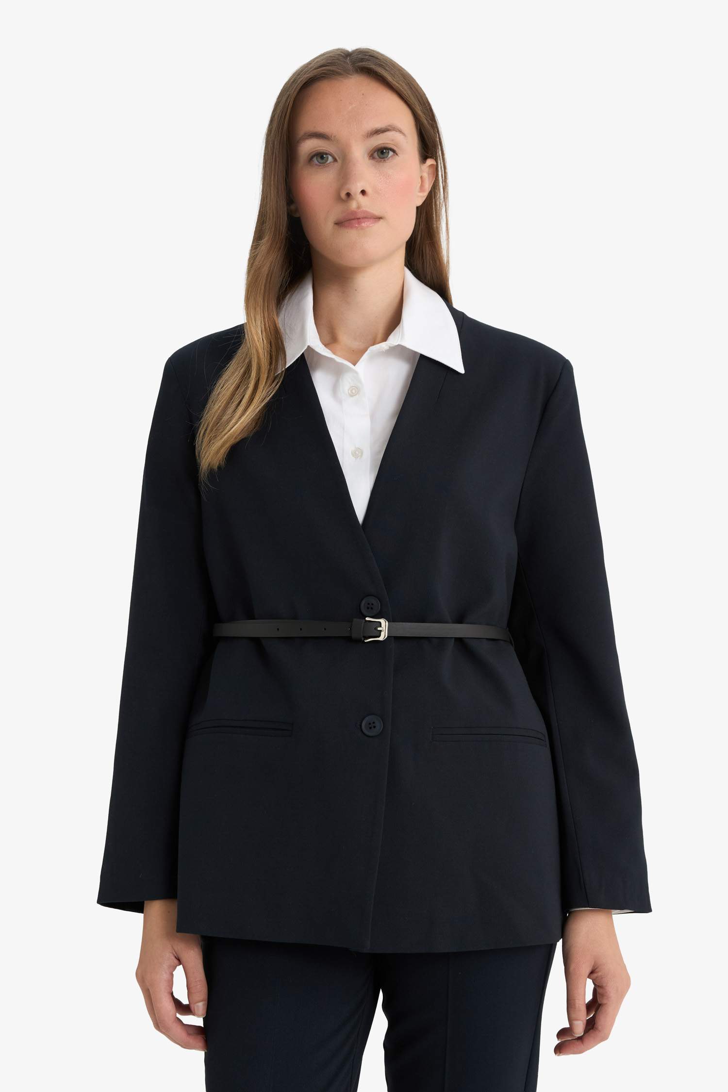 Regular Fit Jacket Collar Blazer