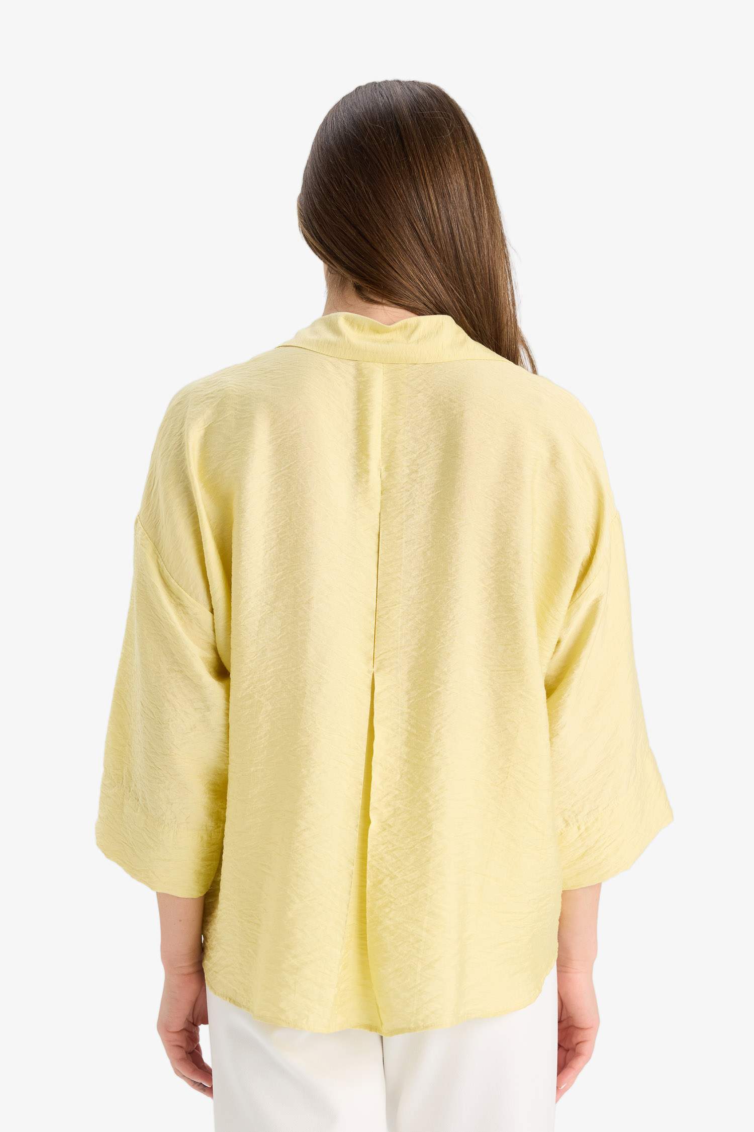 Regular Fit Shirt Collar Long Sleeve Shirt