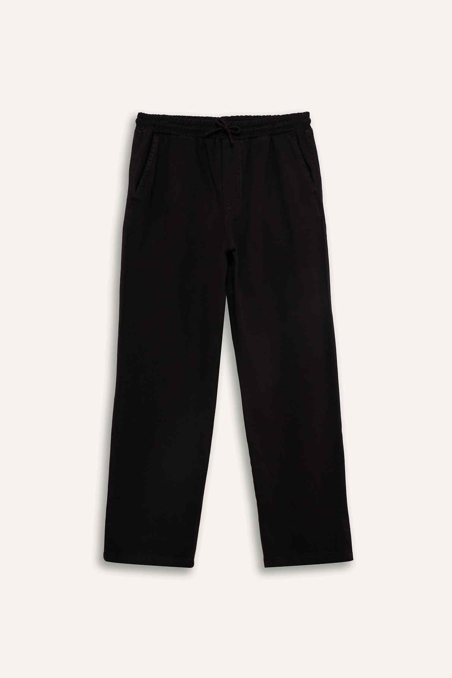 DeFacto %100 Pamuk Baggy Fit Pantolon görsel 7