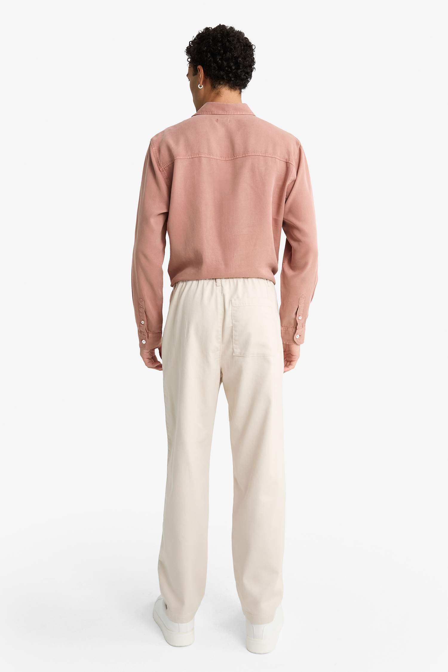 Beli Bağcıklı Wide Leg Pantolon