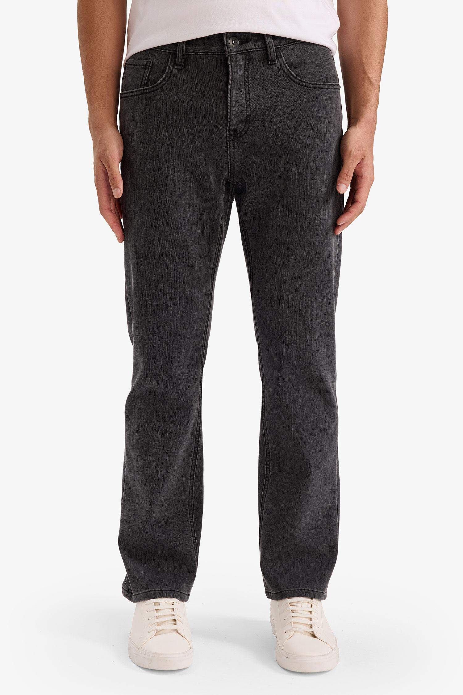 Diago Comfort Fit Regular Hem Denim Trousers