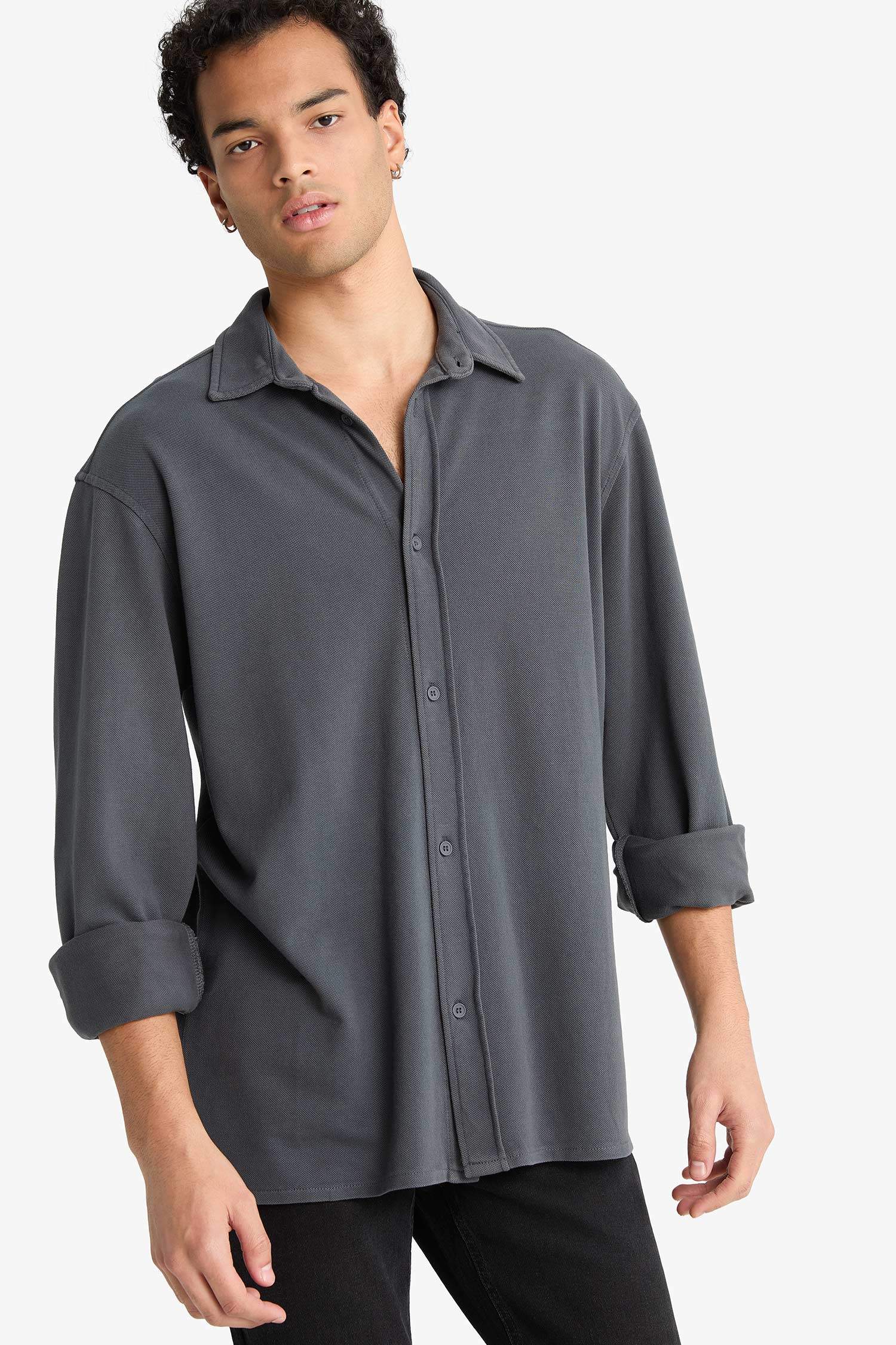 Regular Fit Cotton Long Sleeve Shirt