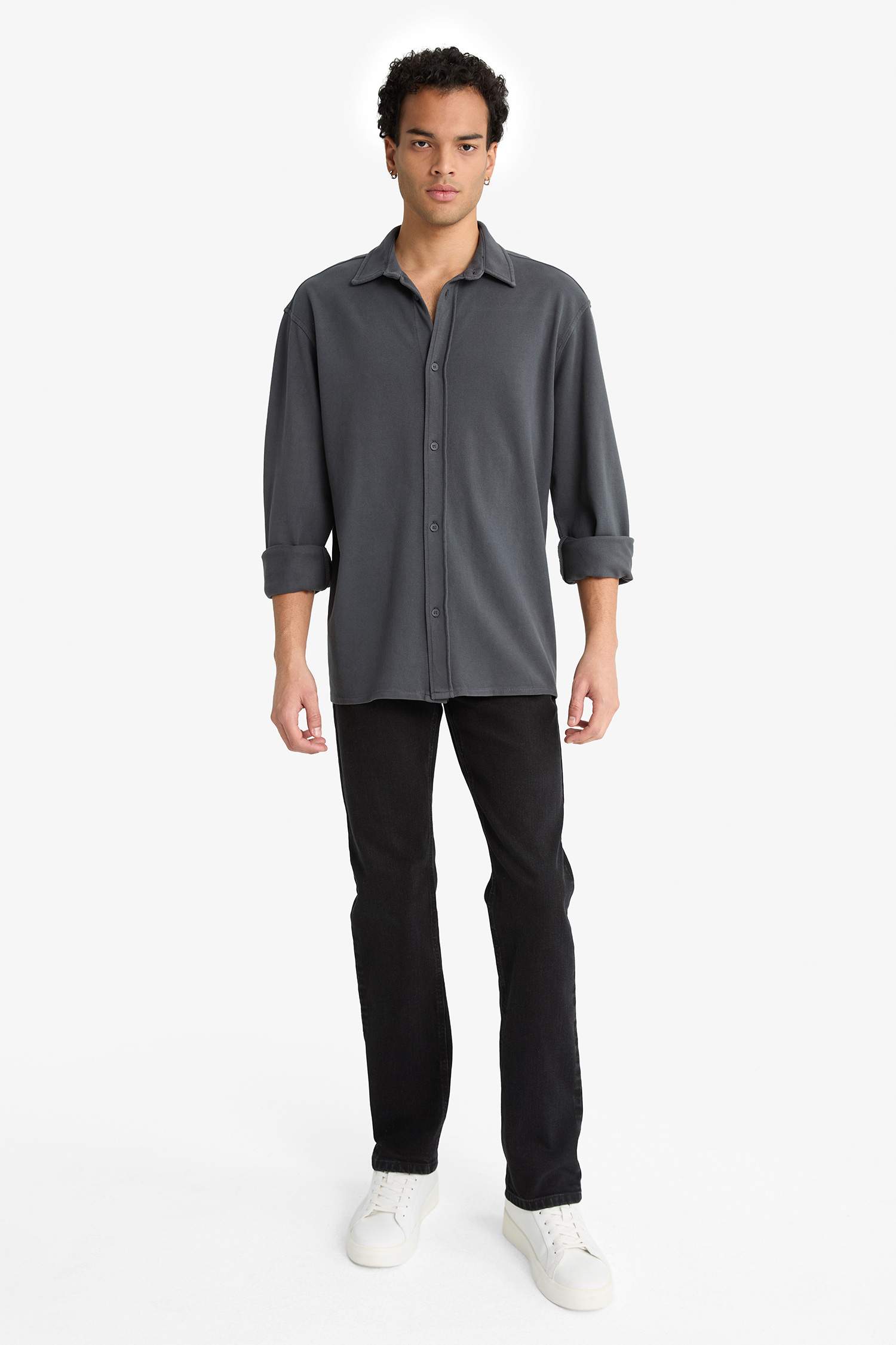 Regular Fit Cotton Long Sleeve Shirt