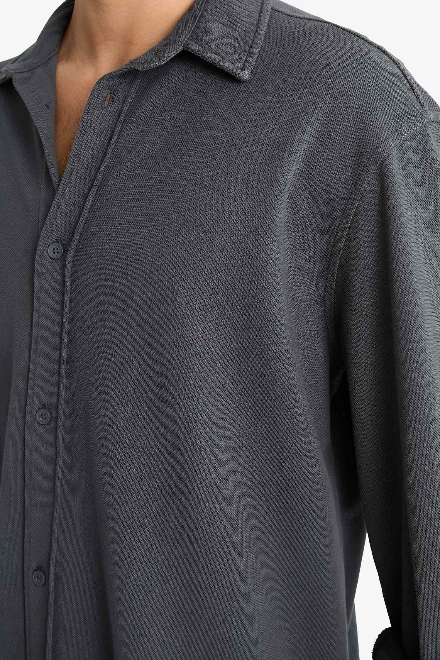 Regular Fit Cotton Long Sleeve Shirt