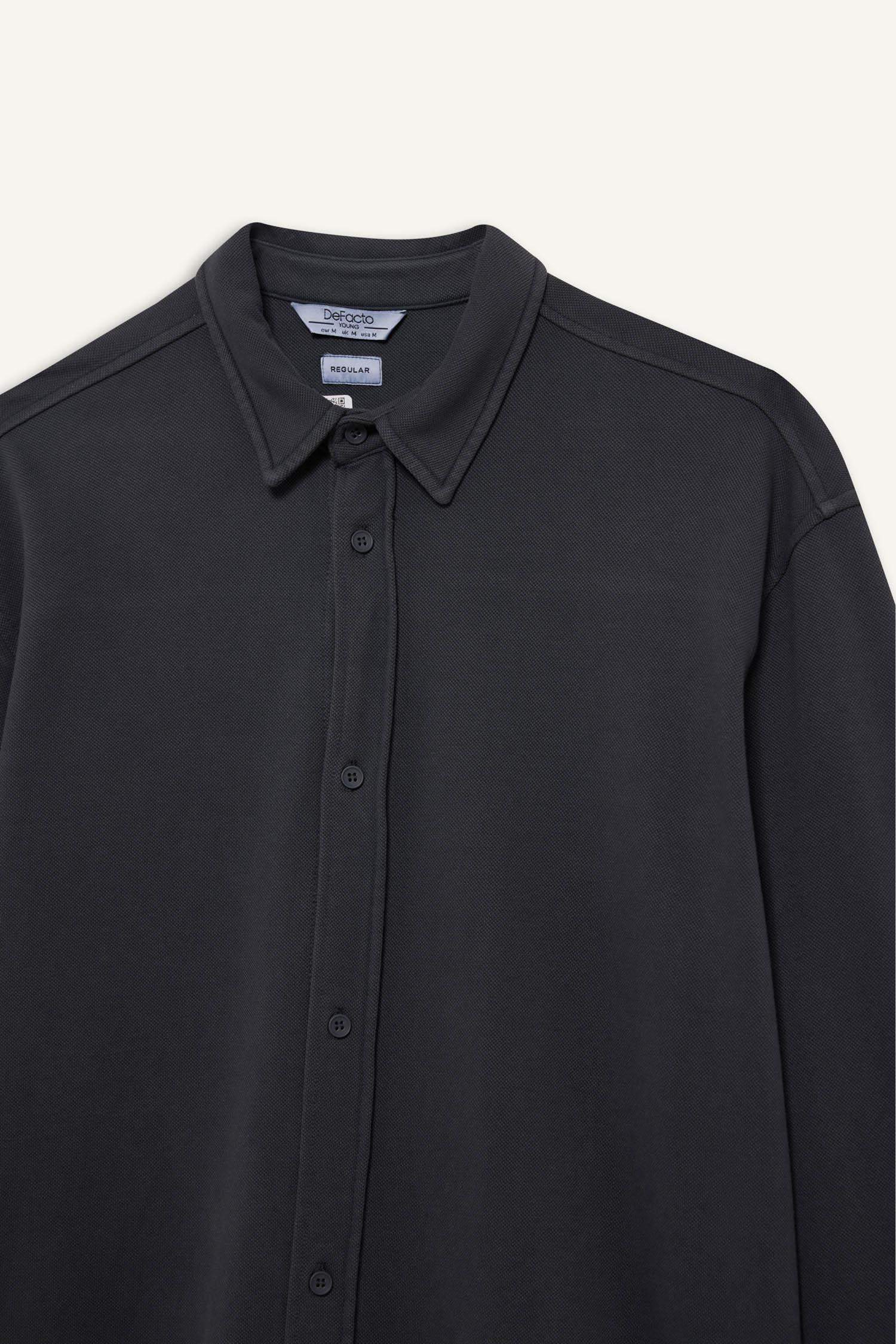 Regular Fit Cotton Long Sleeve Shirt