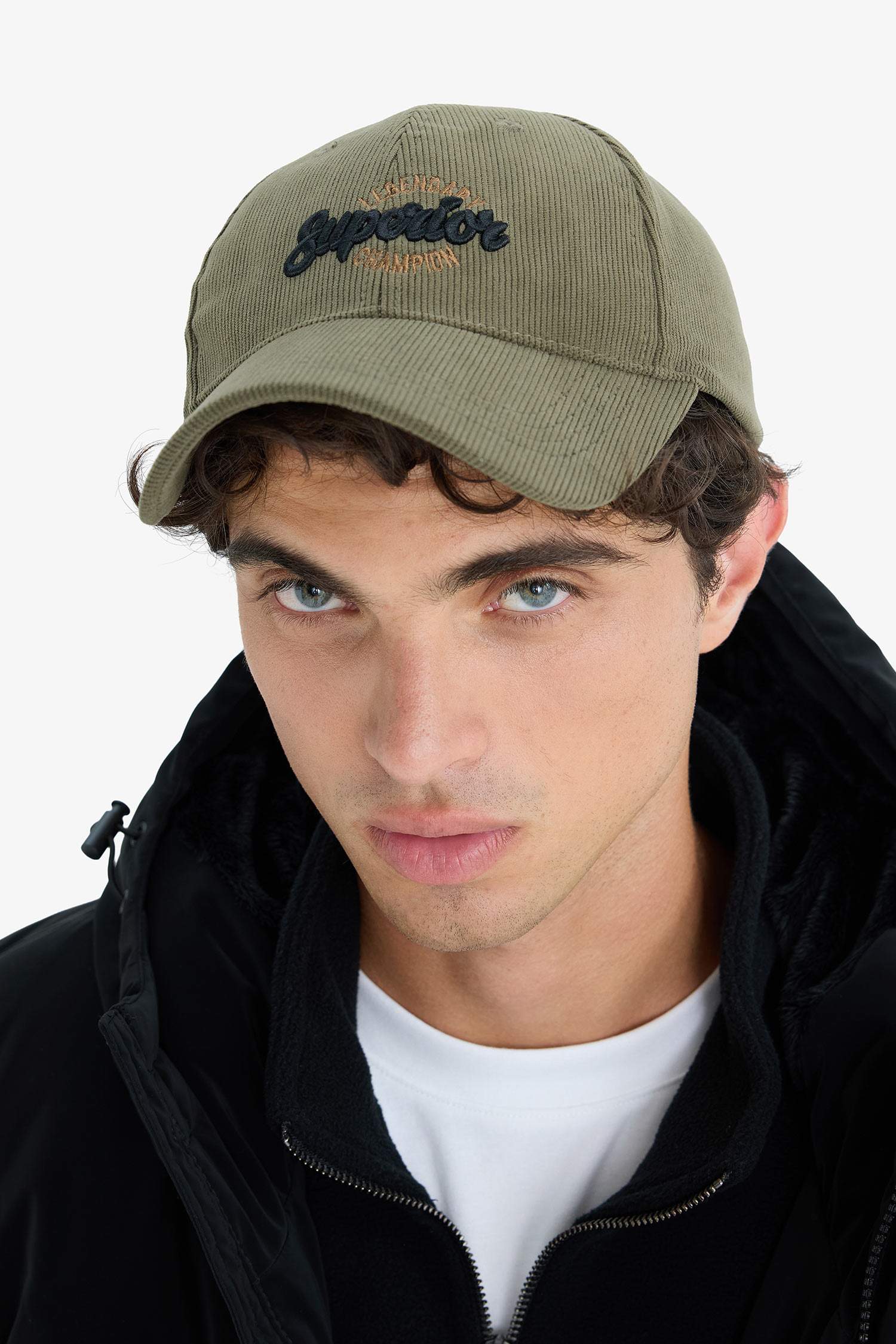 Erkek Fitilli Kadife Cap Şapka