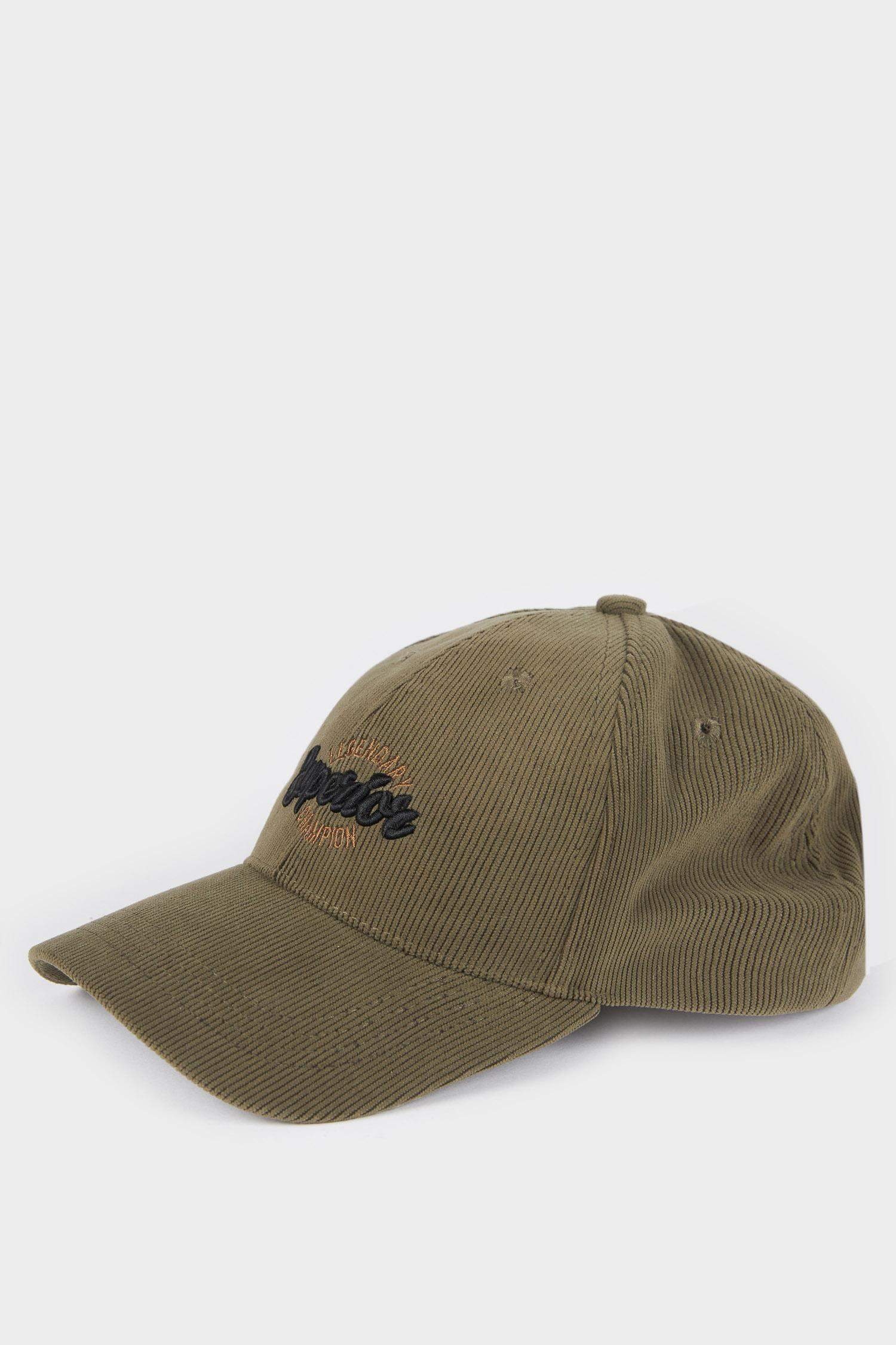 Erkek Fitilli Kadife Cap Şapka