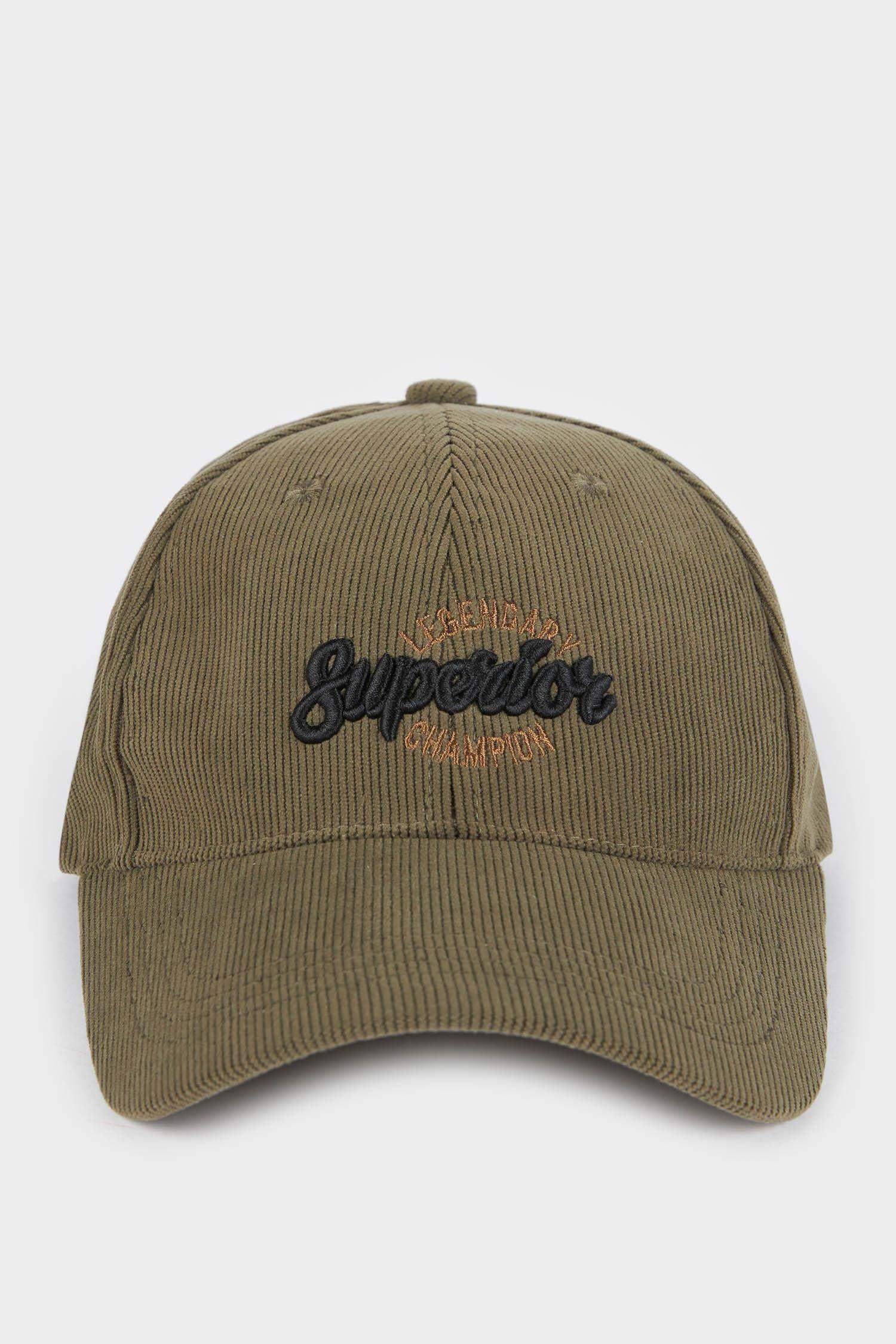 Erkek Fitilli Kadife Cap Şapka