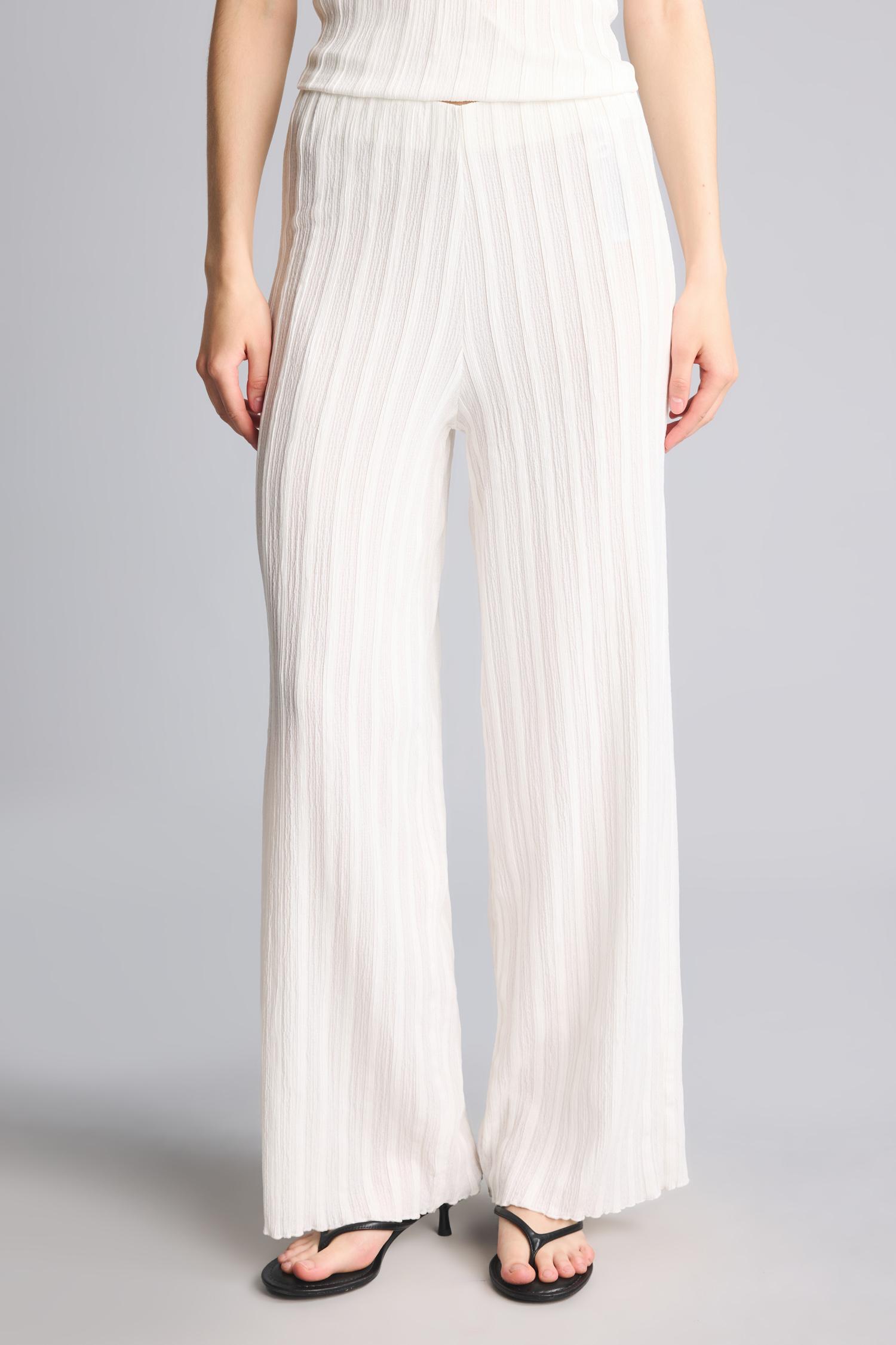 DeFacto Wide Leg Kırışık Dokulu Pantolon görsel 5
