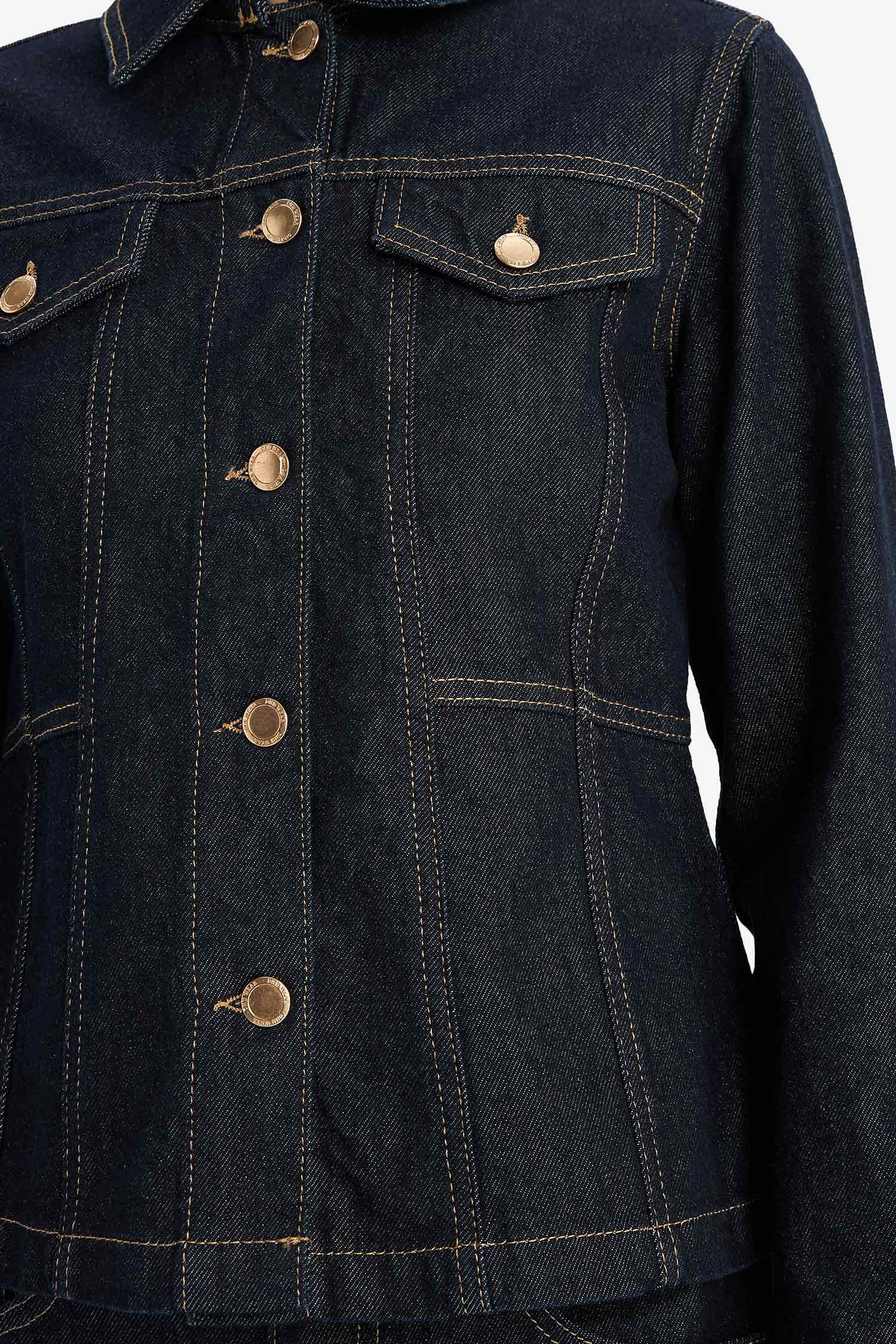 Buttoned Denim Jacket