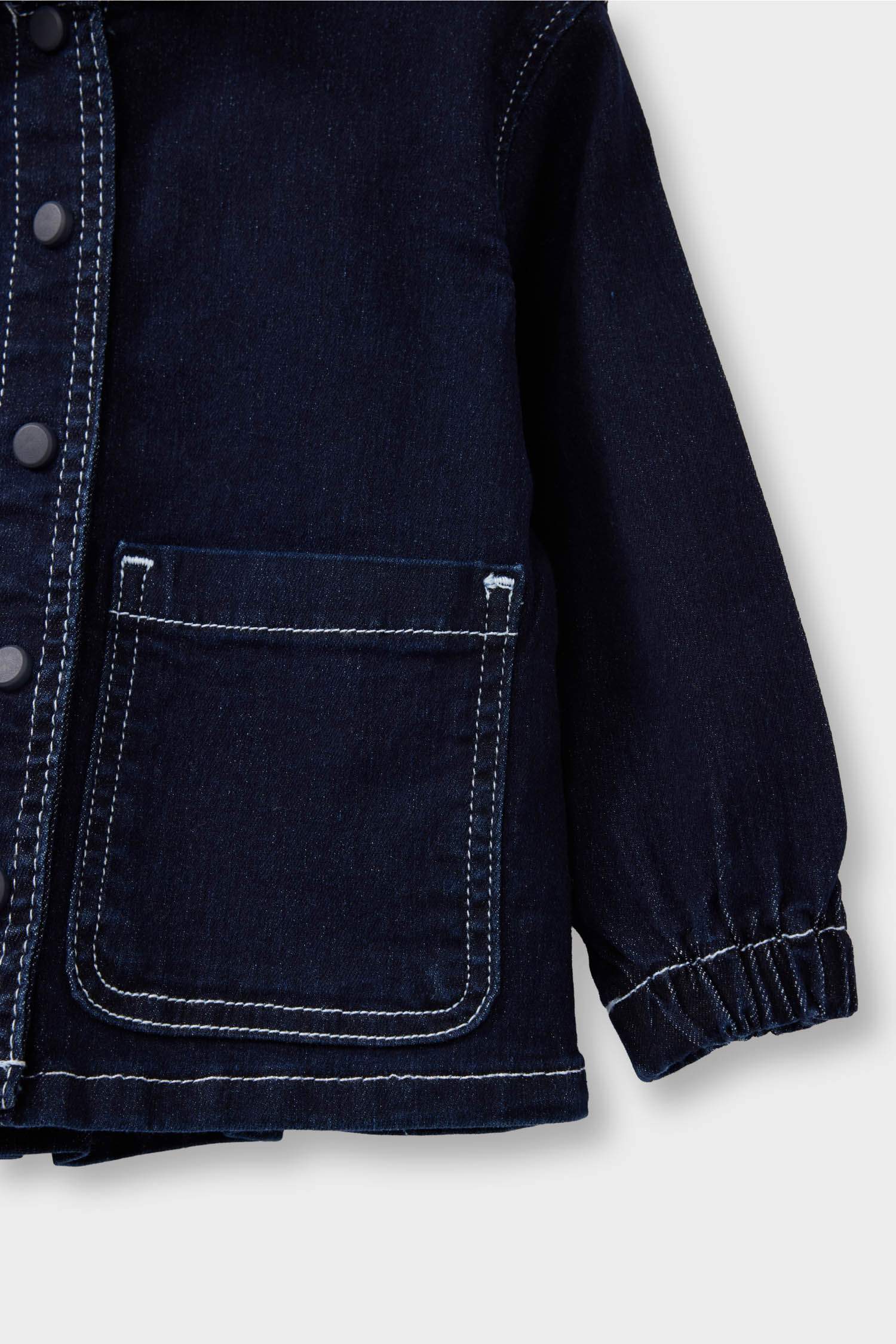 Girl Hooded Denim Jacket