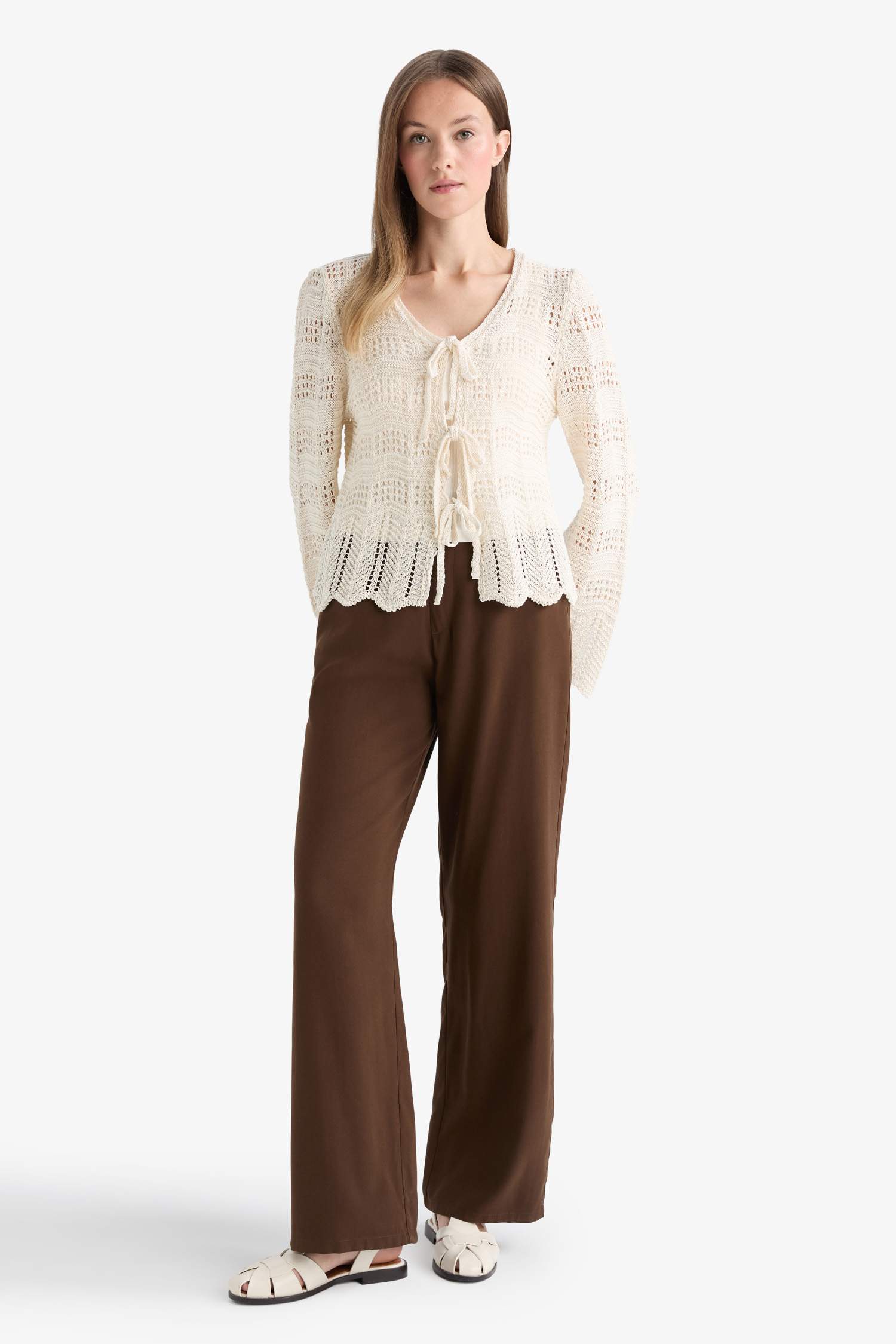 Pantalon Coupe wide leg