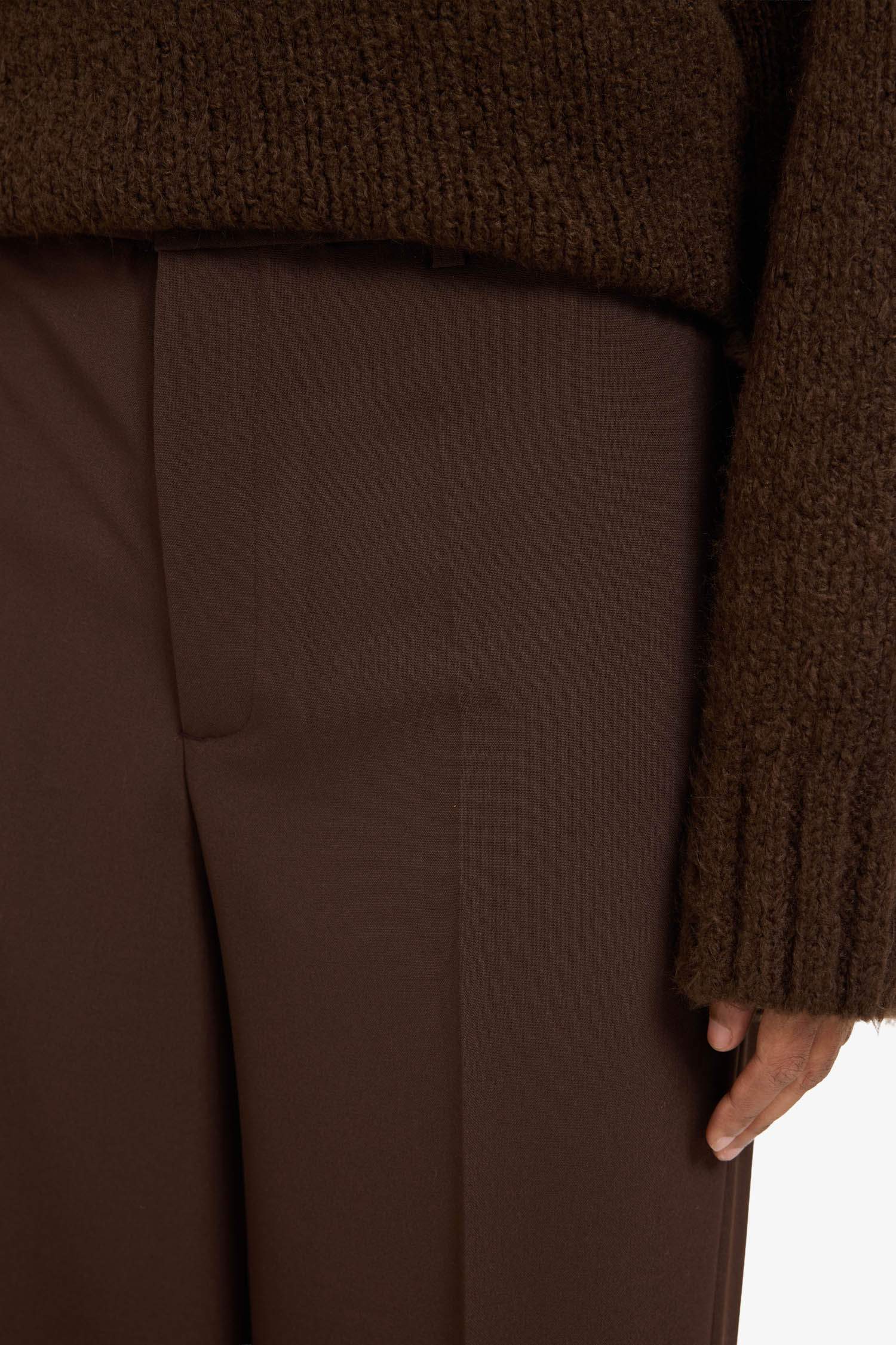 Straight Fit Fleto Cepli Normal Bel Standart Boy Pantolon