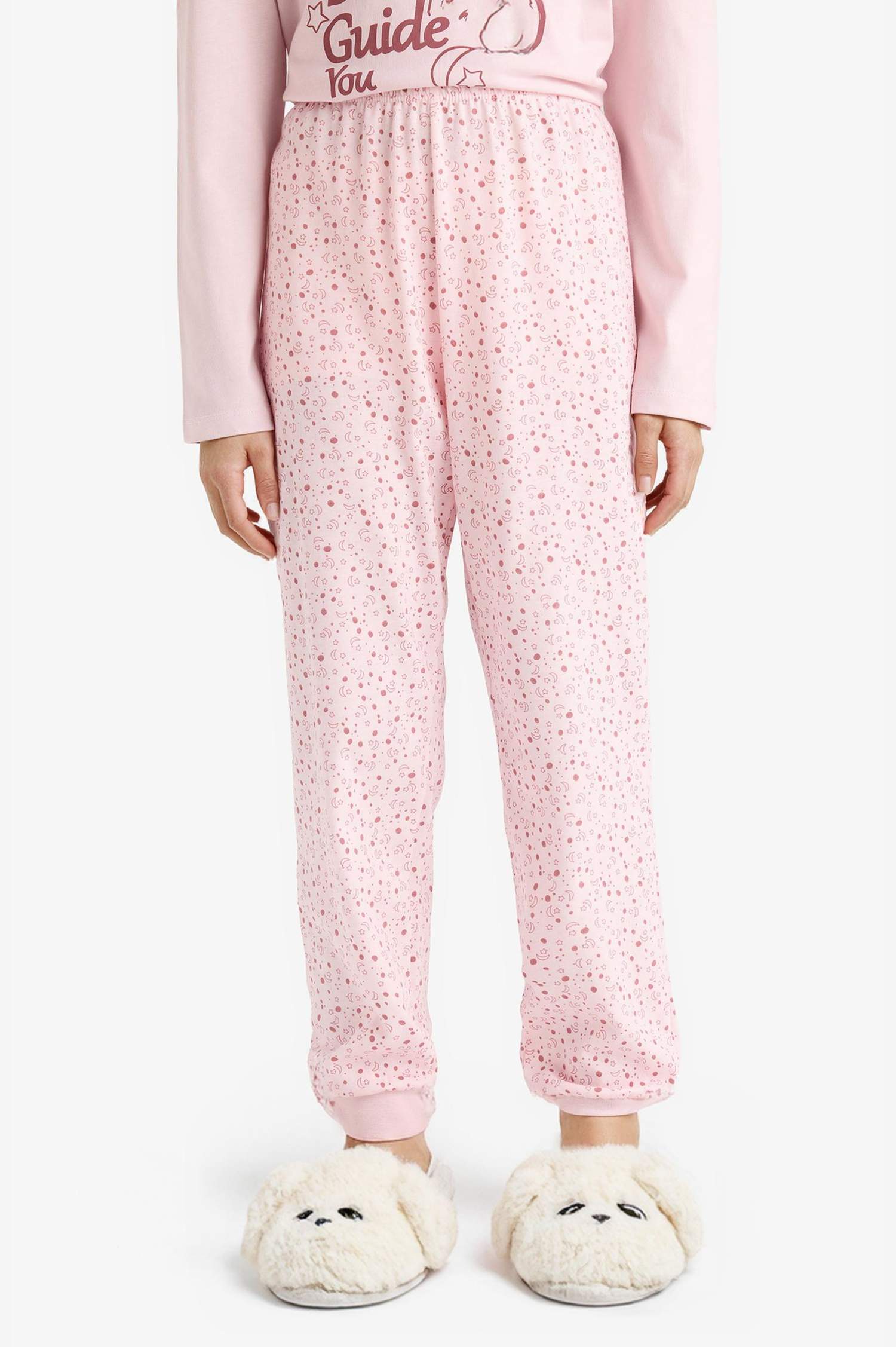 سيت بيجاما بناتي قصة عادية - قطعتين