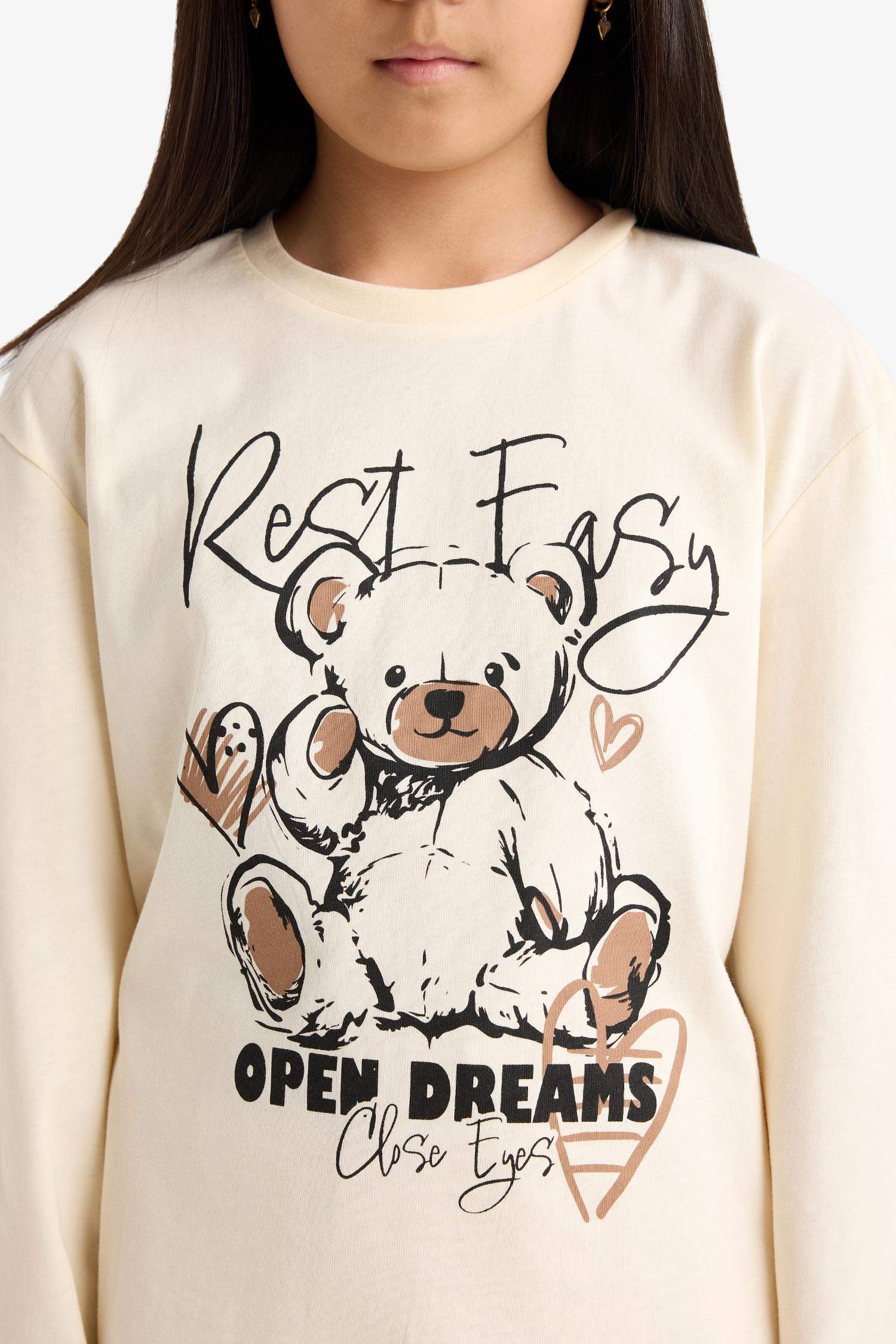 بيجامة قصة عادية من قطعتين