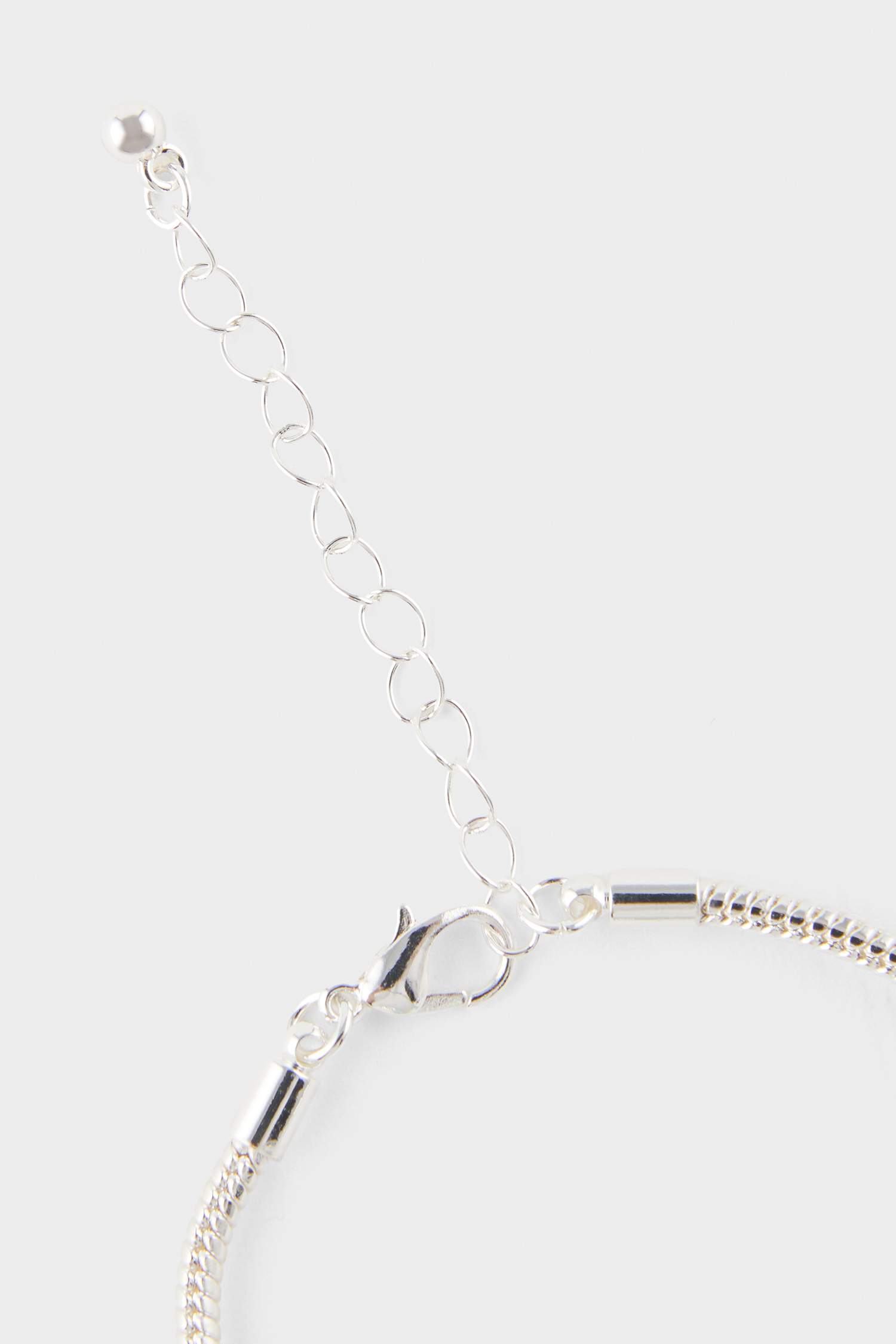 Woman Silver Charms Bracelet