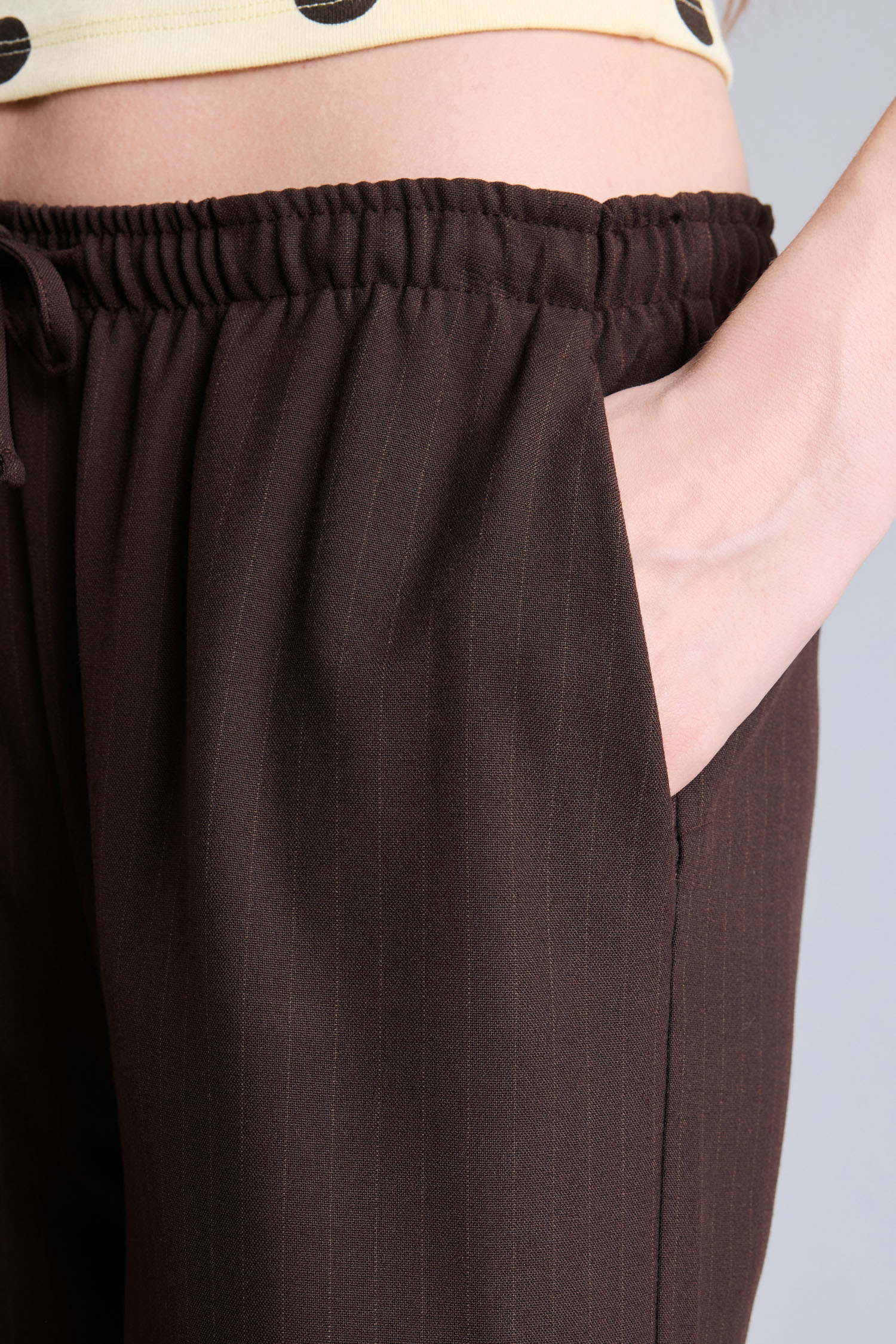 DeFacto Normal Bel Wıde Leg Pantolon görsel 4