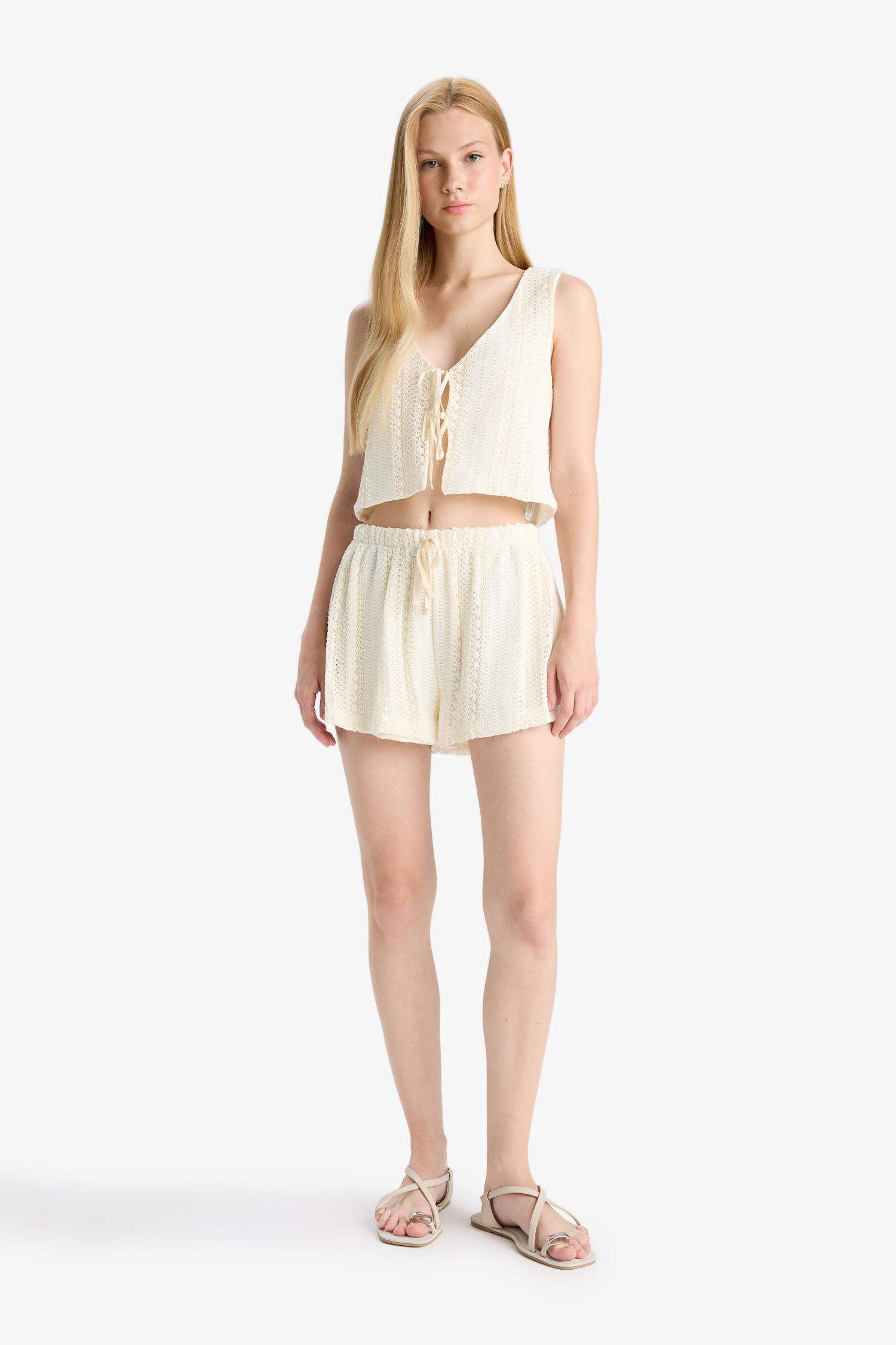 Knitwear Look Shorts