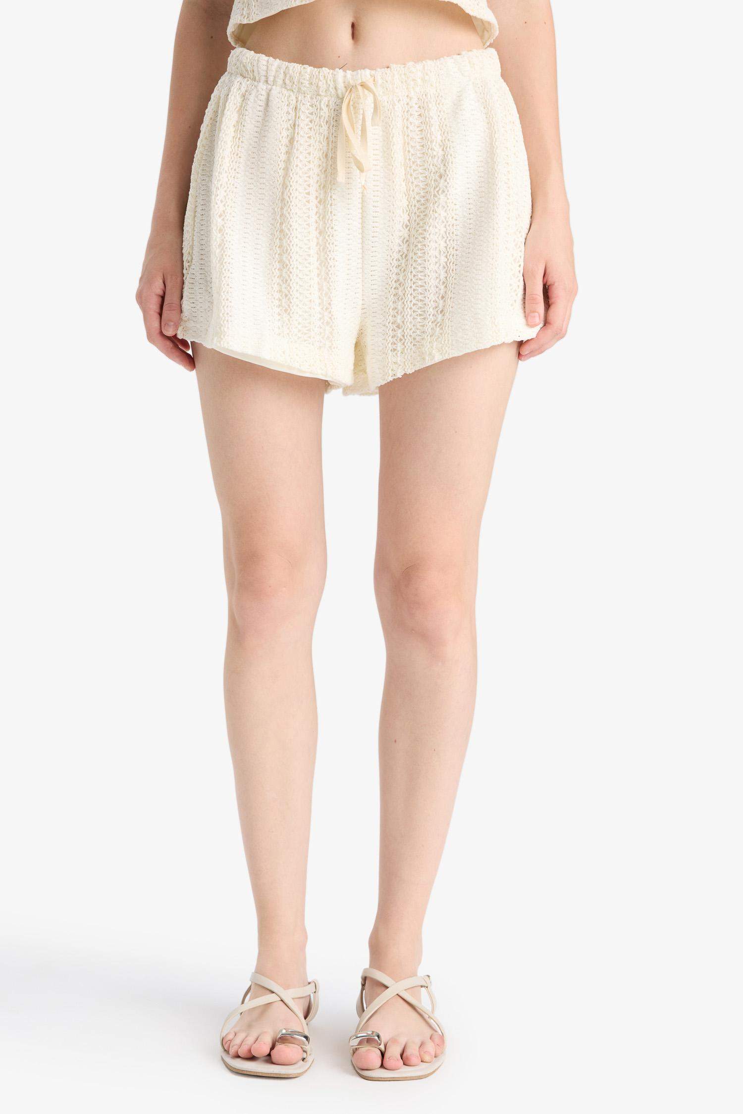 Knitwear Look Shorts