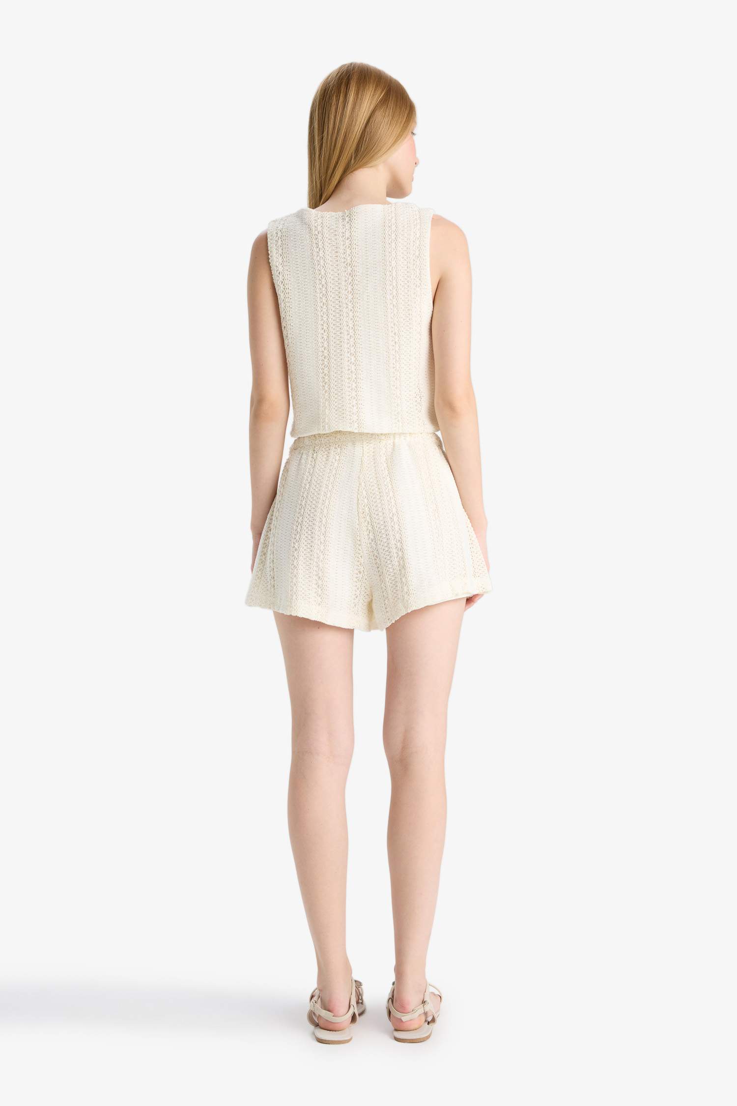 Knitwear Look Shorts