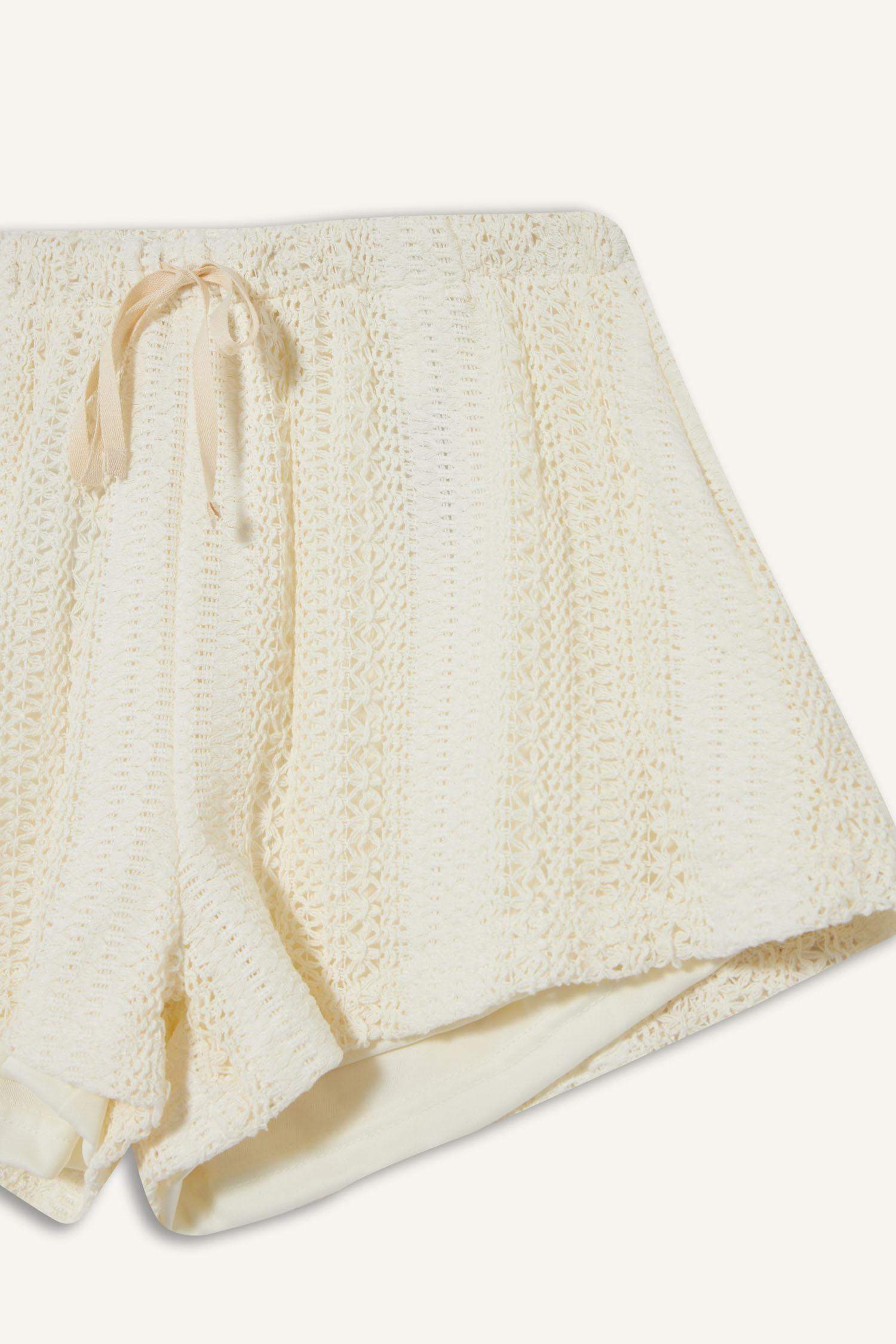 Knitwear Look Shorts