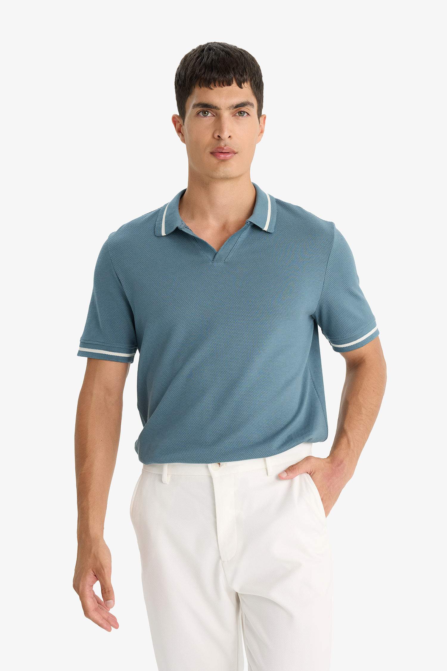 Regular Fit Resort Neck Polo T-Shirt