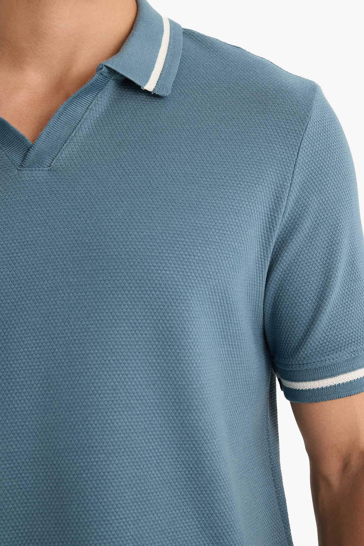 Regular Fit Resort Neck Polo T-Shirt